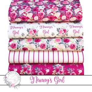 EXCLUSIVE Nanny's Girl Floral Vegan Faux Leather ~ Single Sheets & Multi-Packs
