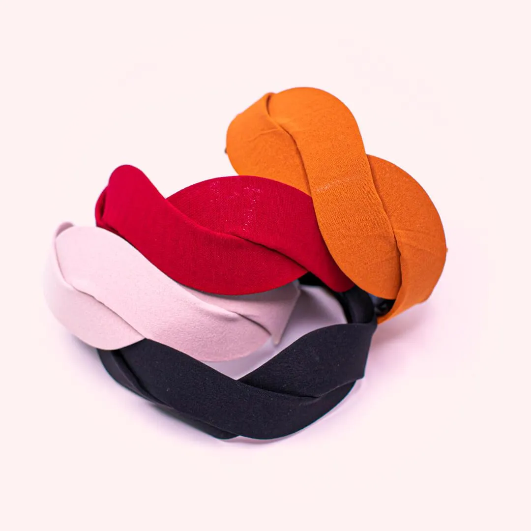 Fabric Braided Womens Headbands • Sunshine Model