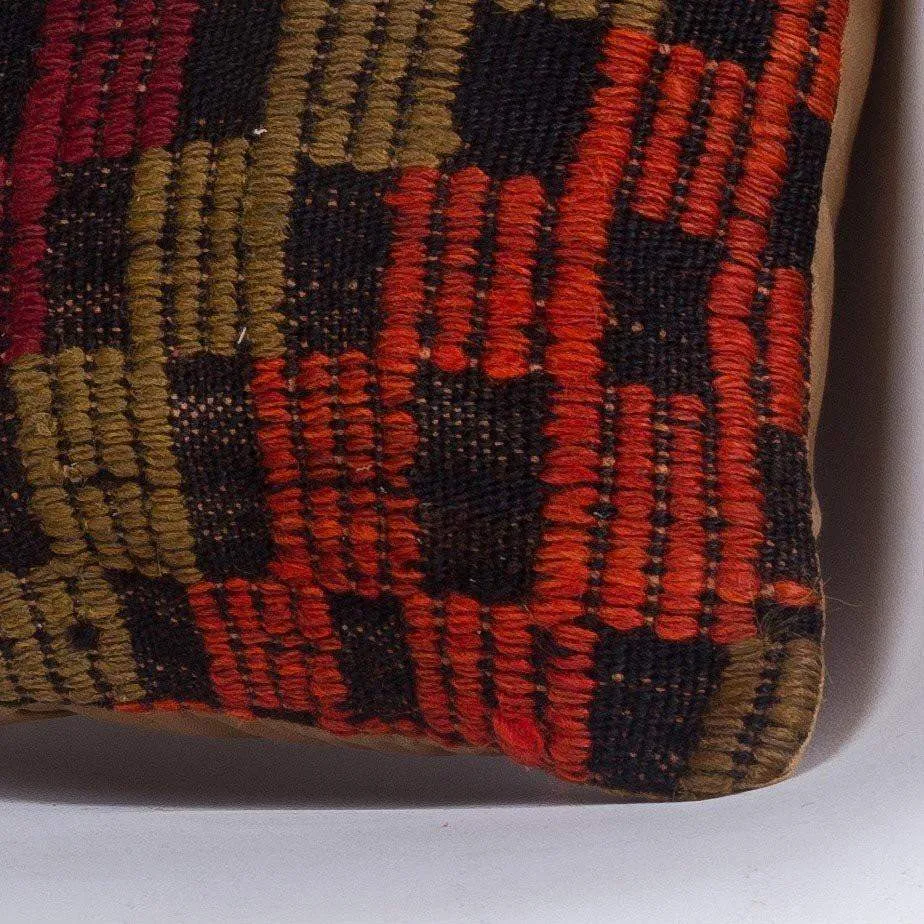 Geometric Multi Color Kilim Pillow Cover 16x16 4618