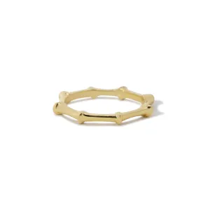 Gold Bamboo Ring
