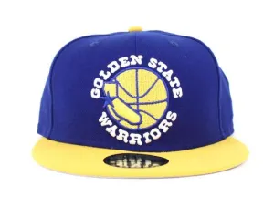 Golden State Warriors New Era 59Fifty Fitted Hat (Blue Yellow Gray Under Brim)