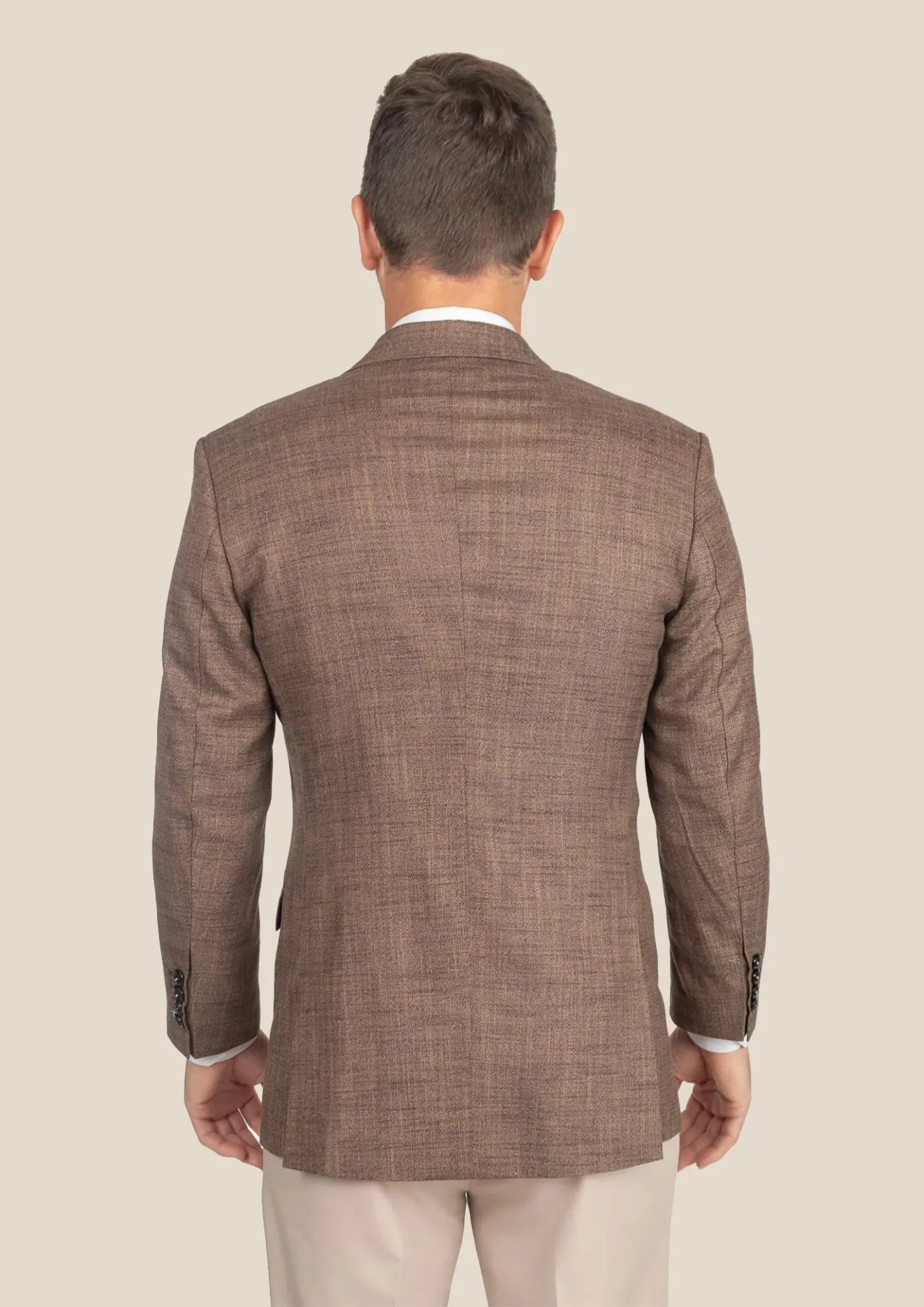 Hudson Tawny Brown Hopsack Jacket