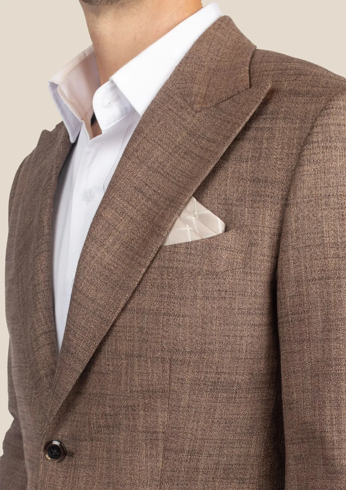 Hudson Tawny Brown Hopsack Jacket