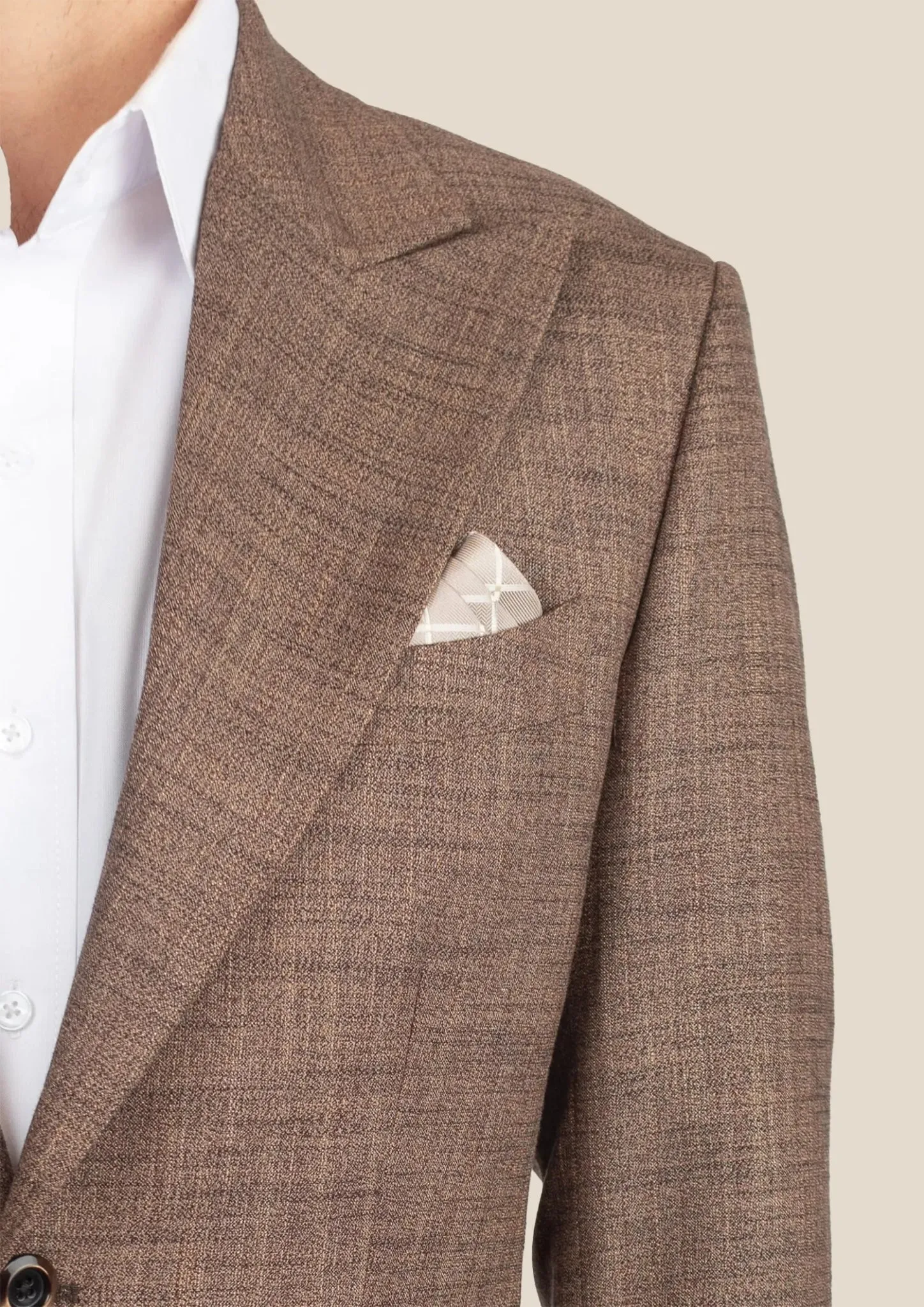 Hudson Tawny Brown Hopsack Jacket