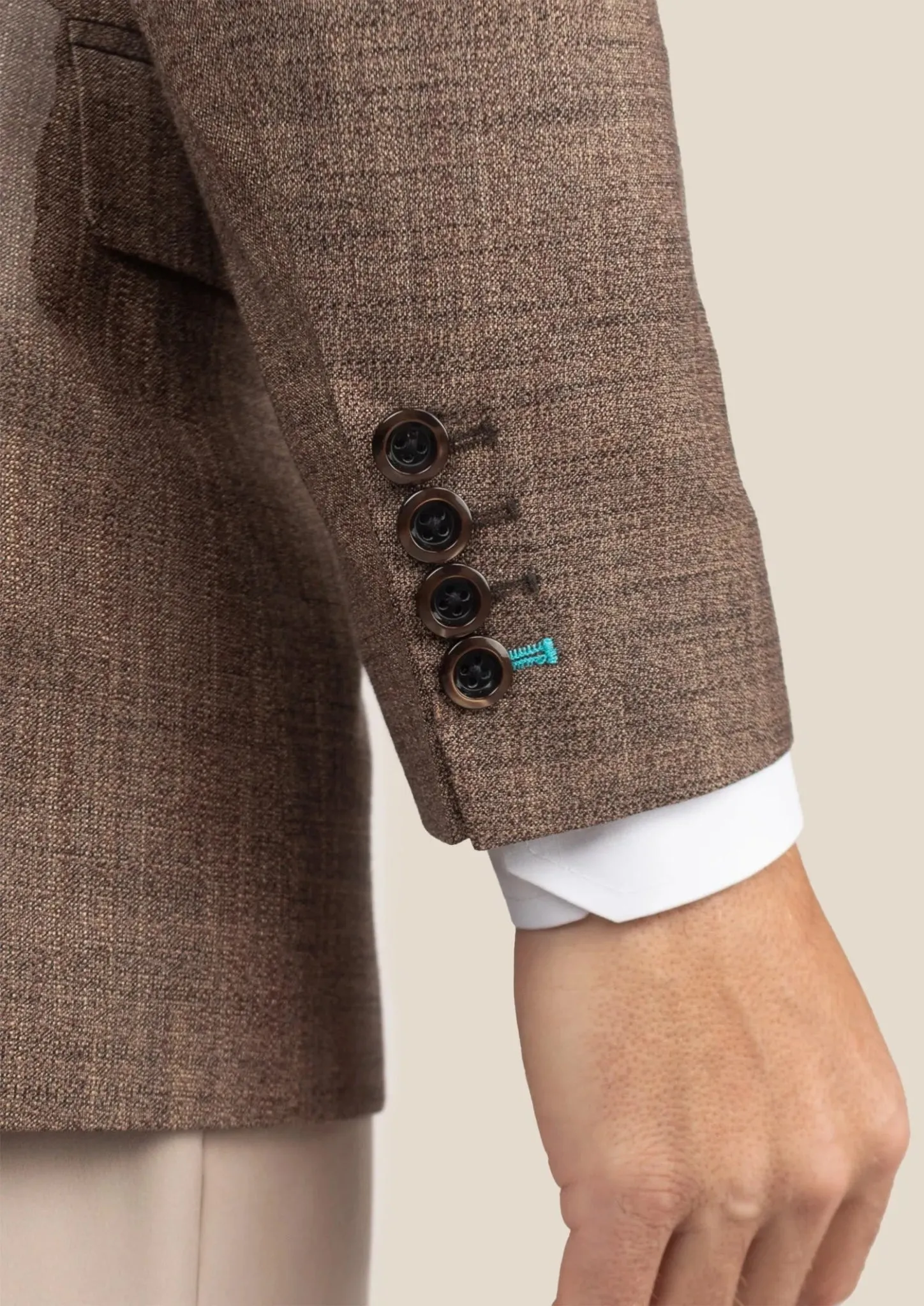 Hudson Tawny Brown Hopsack Jacket