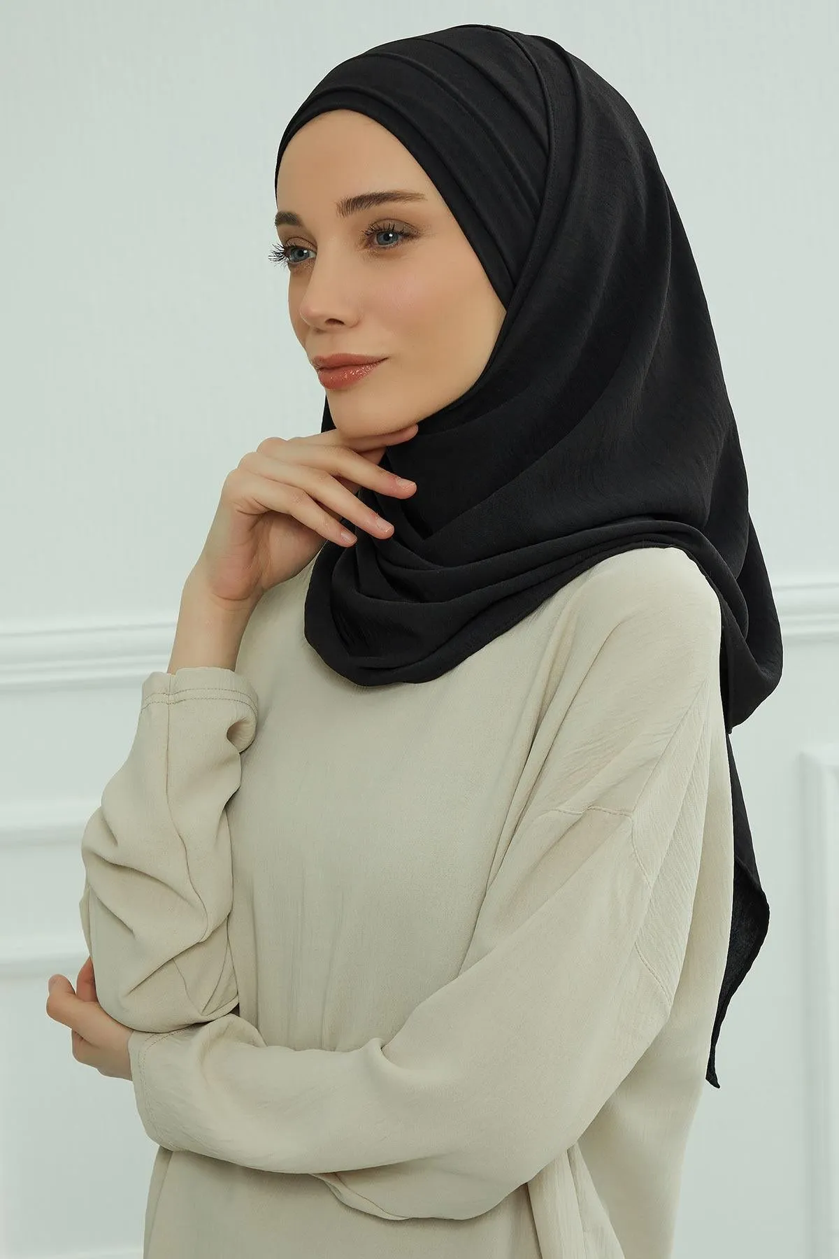 Instant Lightweight Aerobin Shawl Head Turbans For Women Headwear  Stylish Head Wrap Elegant Design,CPS-93