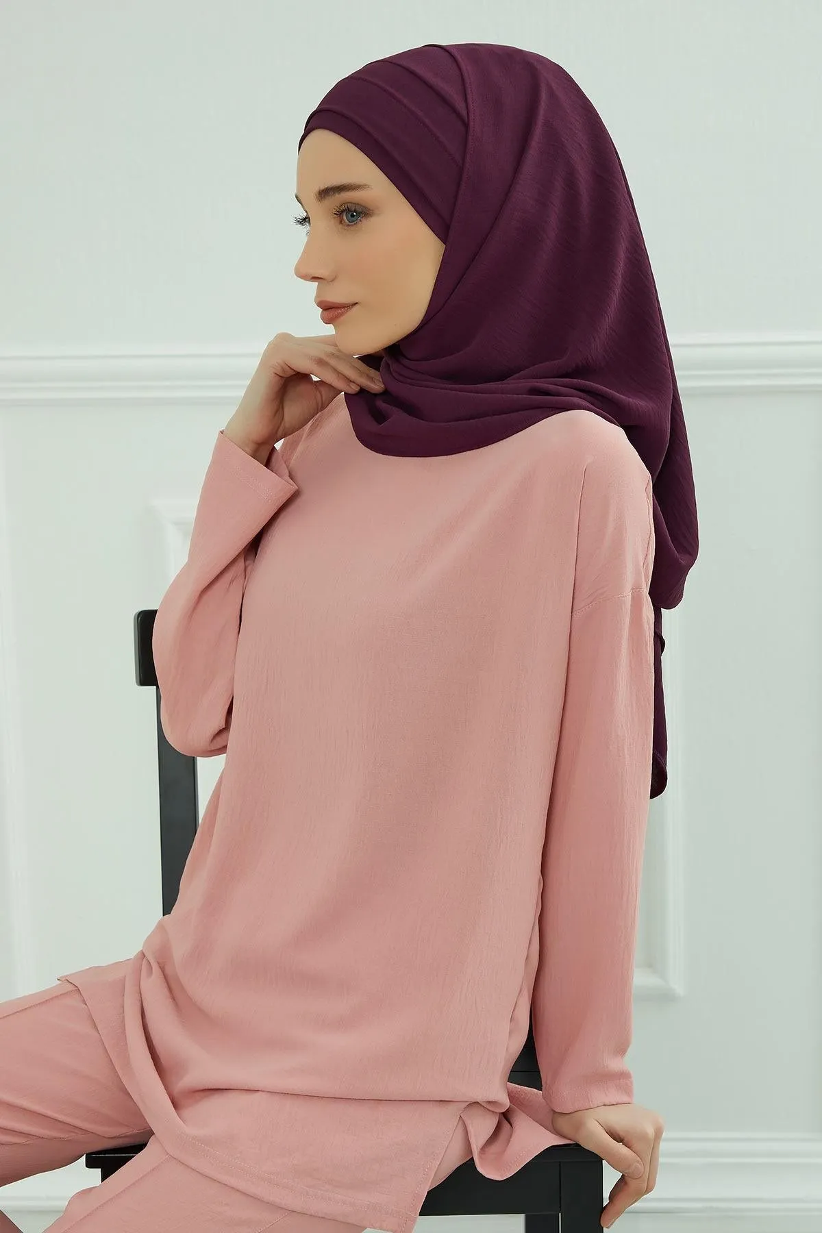 Instant Lightweight Aerobin Shawl Head Turbans For Women Headwear  Stylish Head Wrap Elegant Design,CPS-93