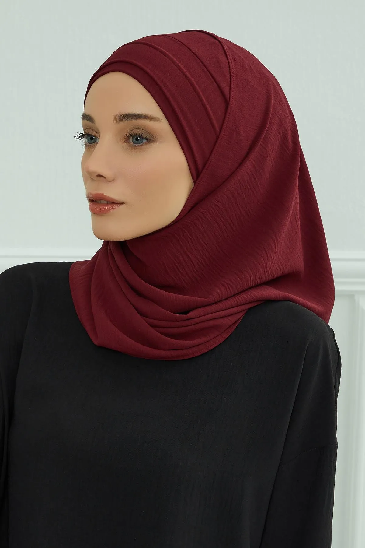 Instant Lightweight Aerobin Shawl Head Turbans For Women Headwear  Stylish Head Wrap Elegant Design,CPS-93