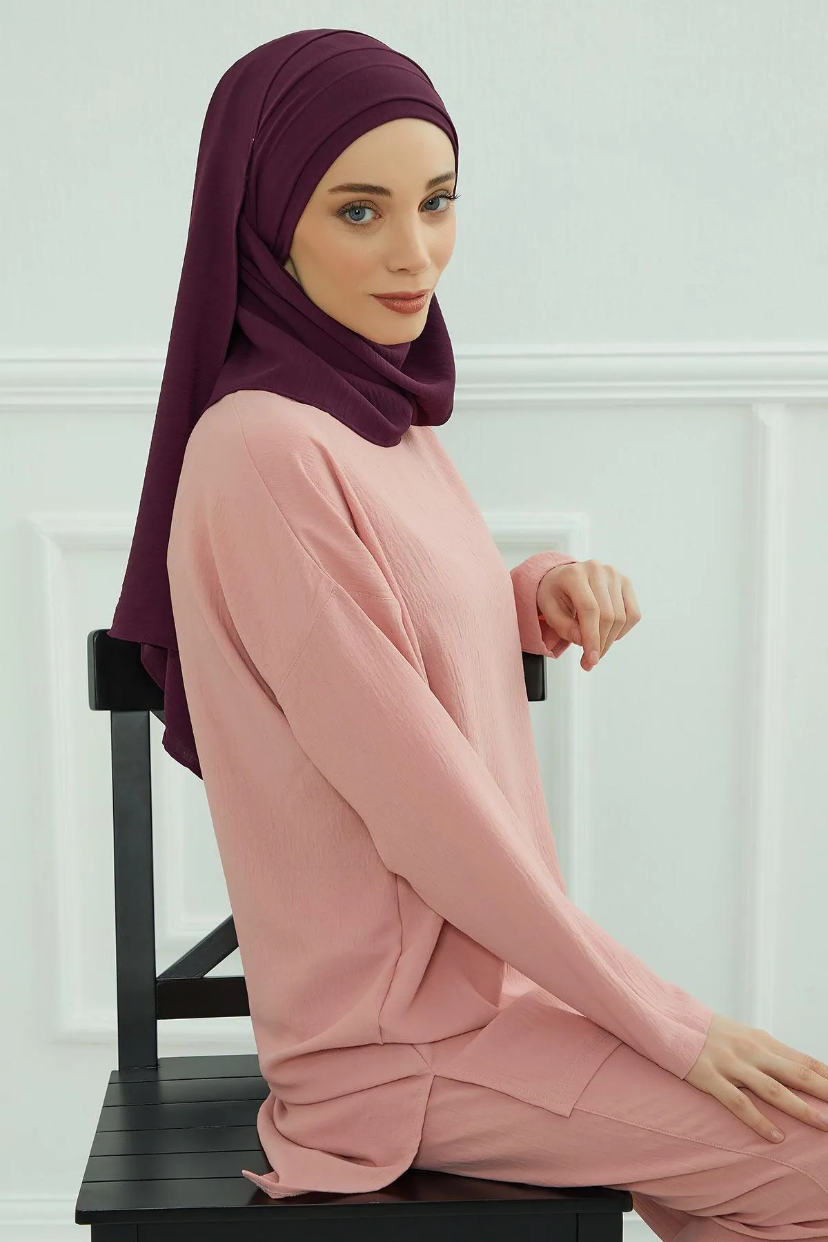Instant Lightweight Aerobin Shawl Head Turbans For Women Headwear  Stylish Head Wrap Elegant Design,CPS-93