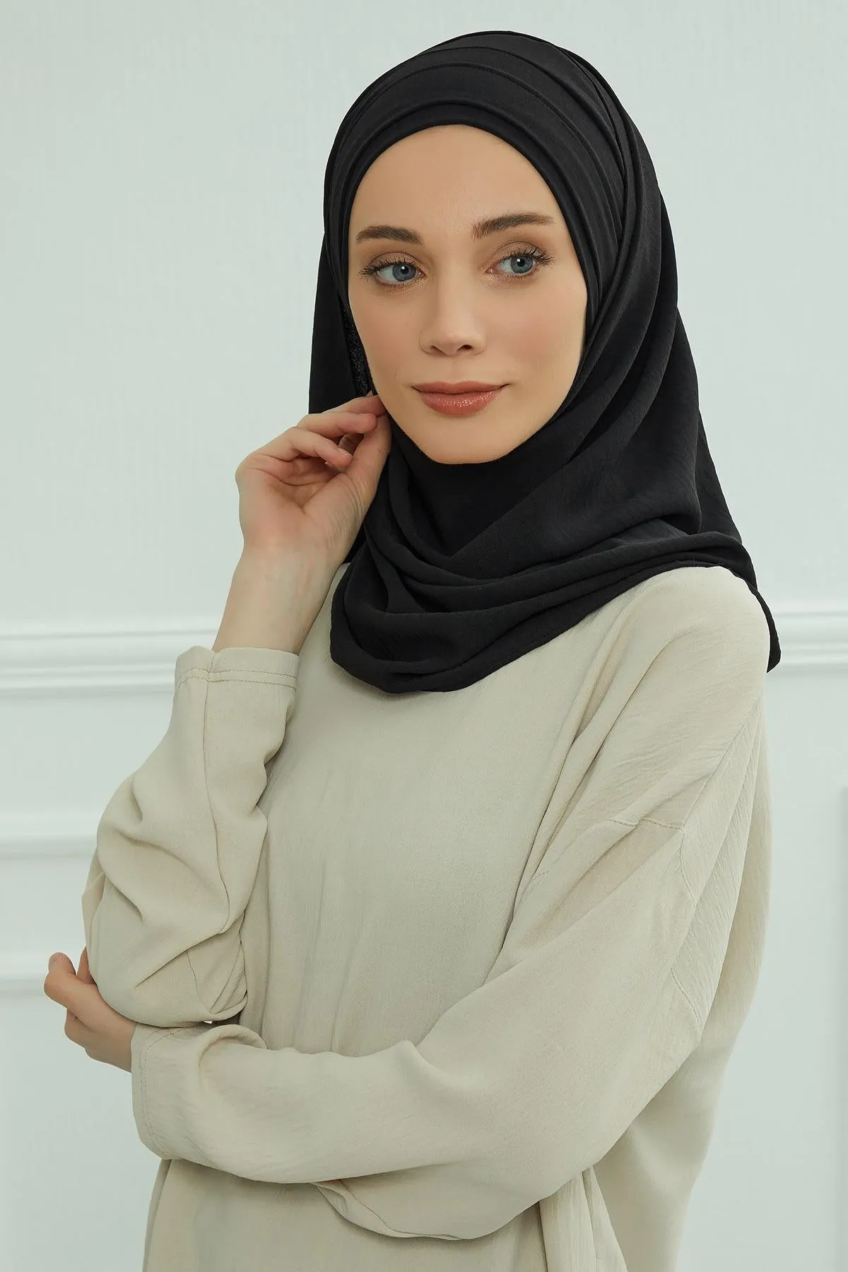 Instant Lightweight Aerobin Shawl Head Turbans For Women Headwear  Stylish Head Wrap Elegant Design,CPS-93