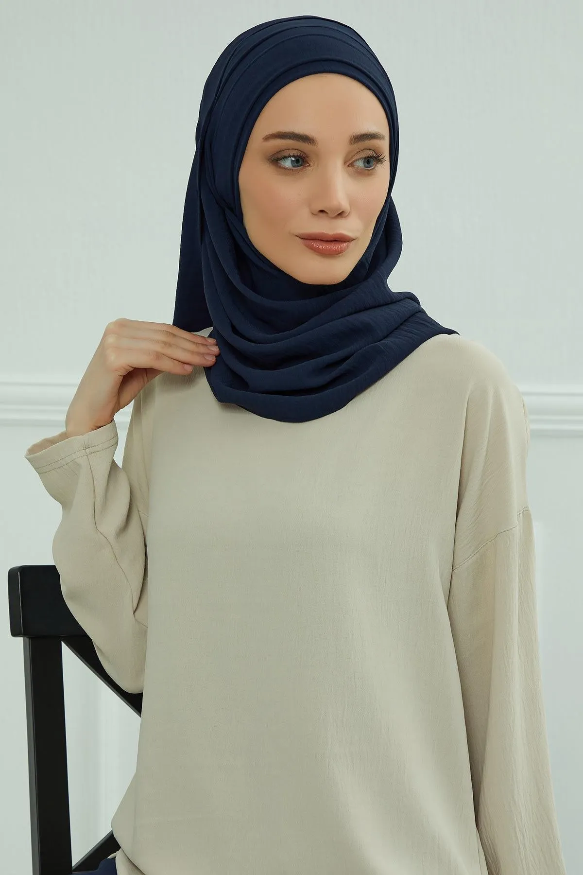 Instant Lightweight Aerobin Shawl Head Turbans For Women Headwear  Stylish Head Wrap Elegant Design,CPS-93