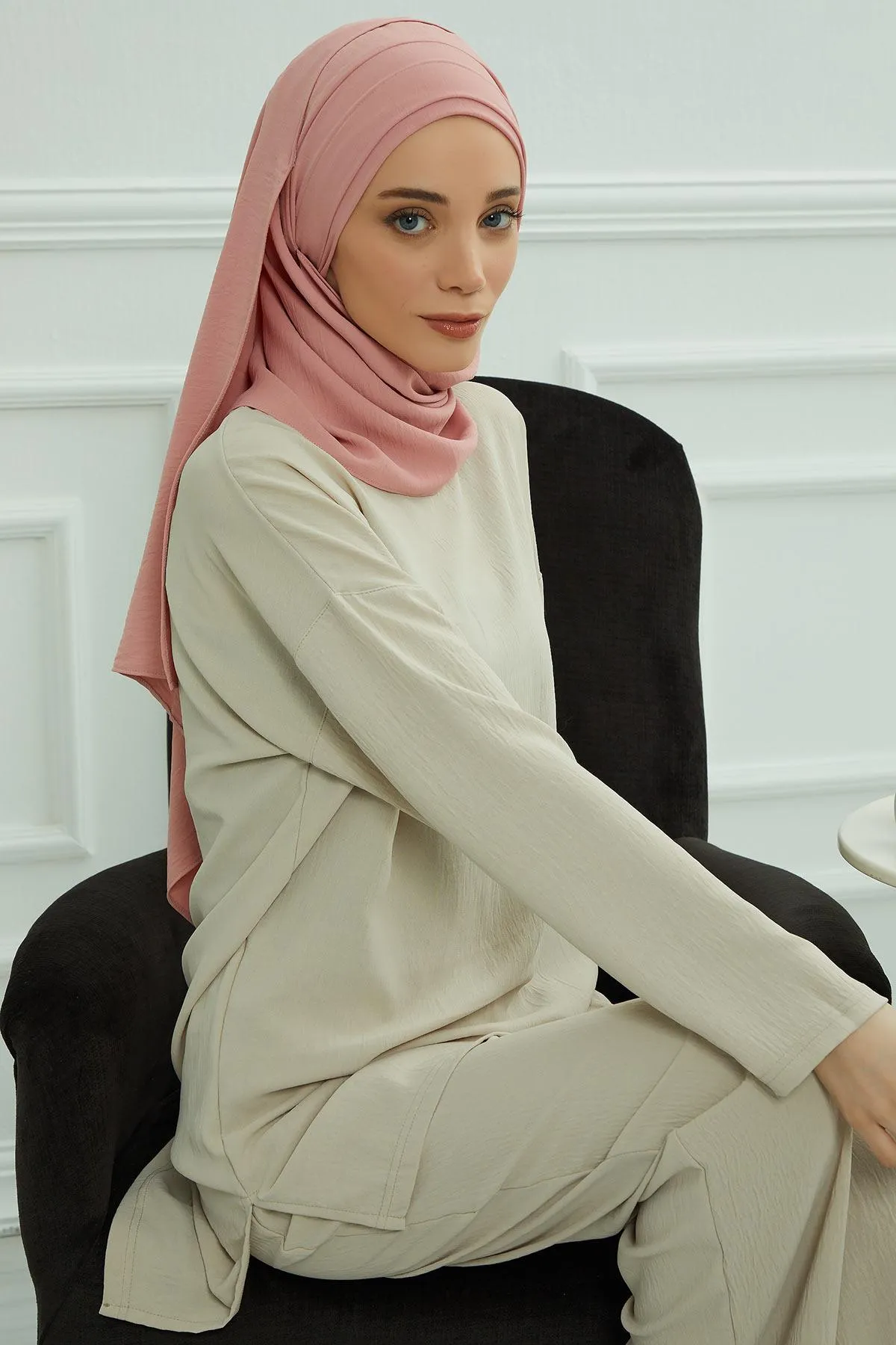 Instant Lightweight Aerobin Shawl Head Turbans For Women Headwear  Stylish Head Wrap Elegant Design,CPS-93