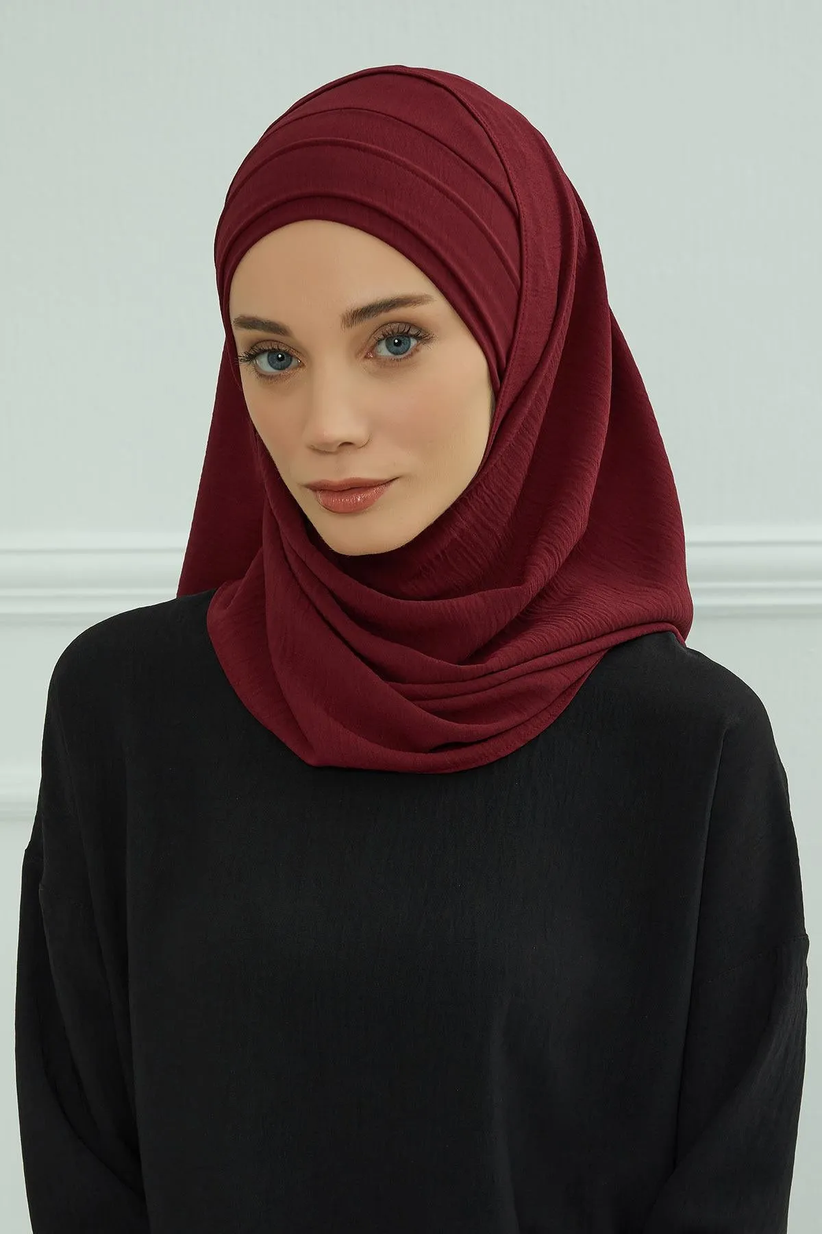 Instant Lightweight Aerobin Shawl Head Turbans For Women Headwear  Stylish Head Wrap Elegant Design,CPS-93