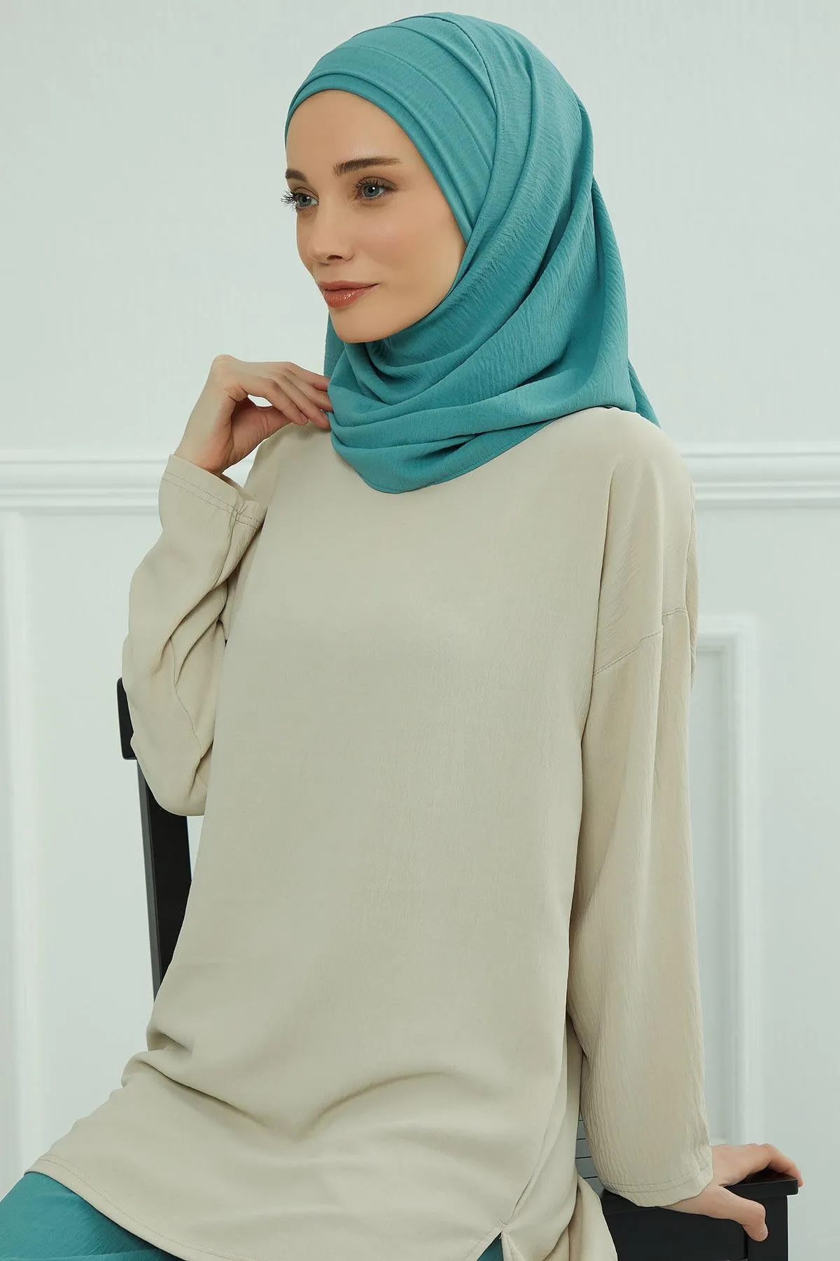Instant Lightweight Aerobin Shawl Head Turbans For Women Headwear  Stylish Head Wrap Elegant Design,CPS-93