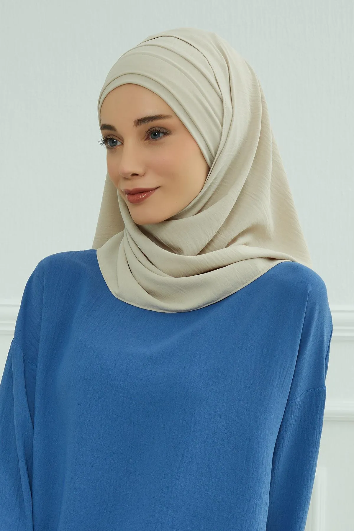 Instant Lightweight Aerobin Shawl Head Turbans For Women Headwear  Stylish Head Wrap Elegant Design,CPS-93