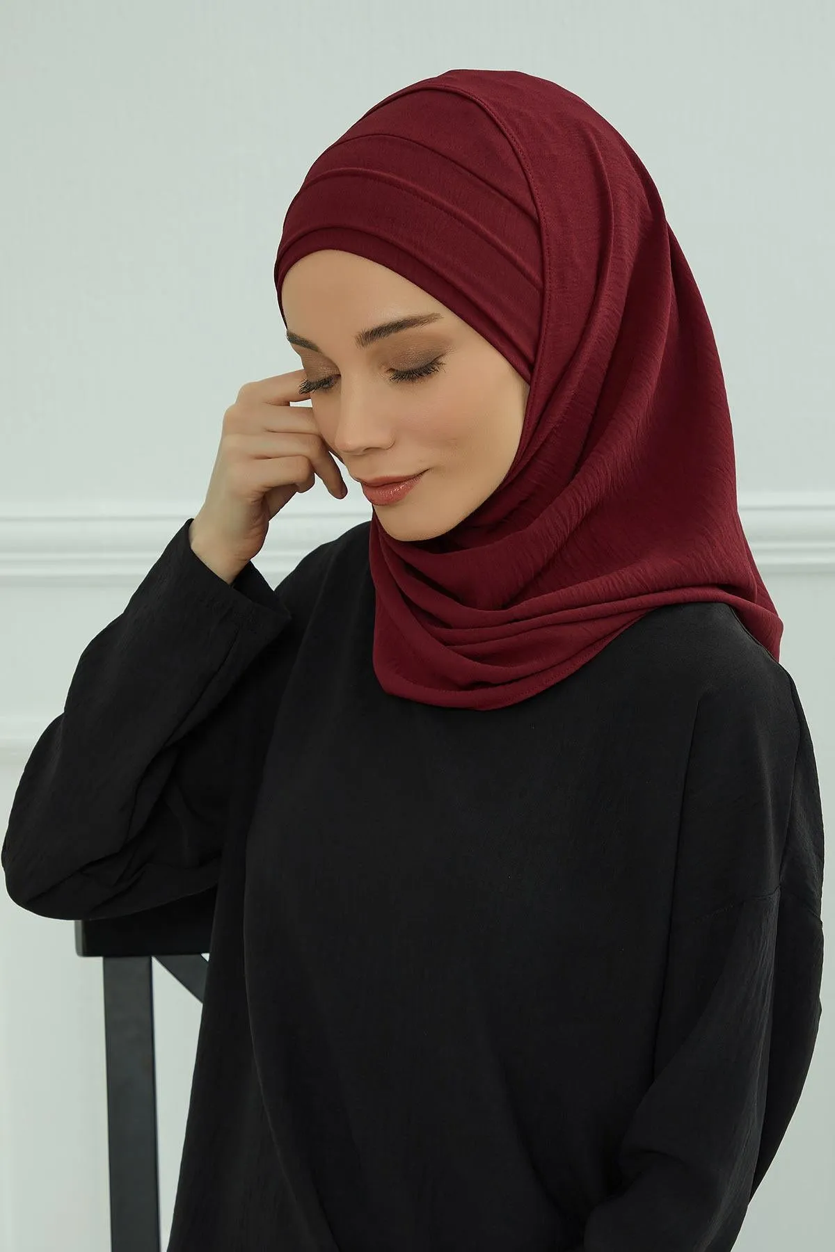 Instant Lightweight Aerobin Shawl Head Turbans For Women Headwear  Stylish Head Wrap Elegant Design,CPS-93