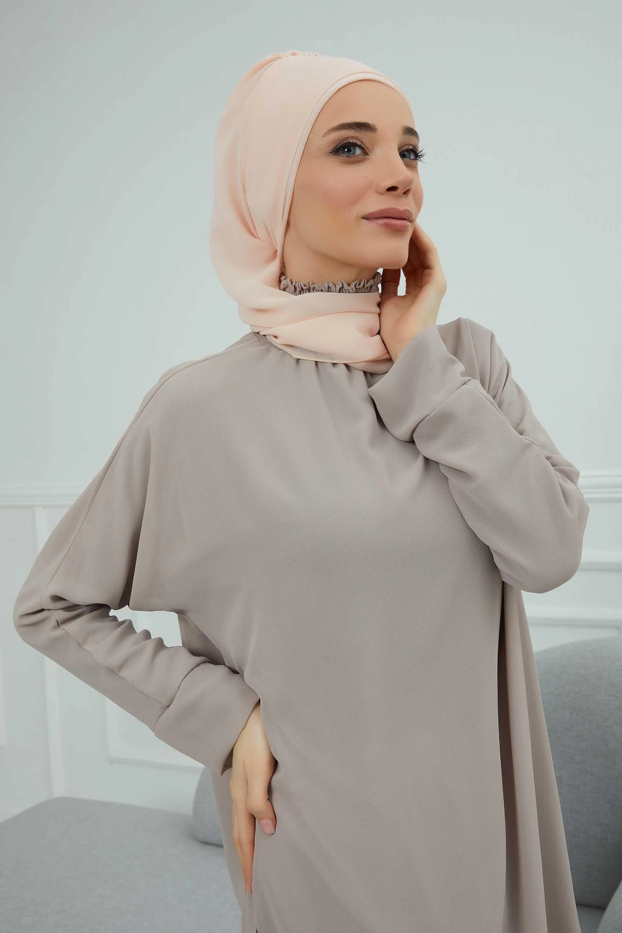 Instant Turban Chiffon Scarf Head Turbans with Gorgeous Unique Jewellery Stone Accessory For Women Headwear Stylish Elegant Design,HT-104