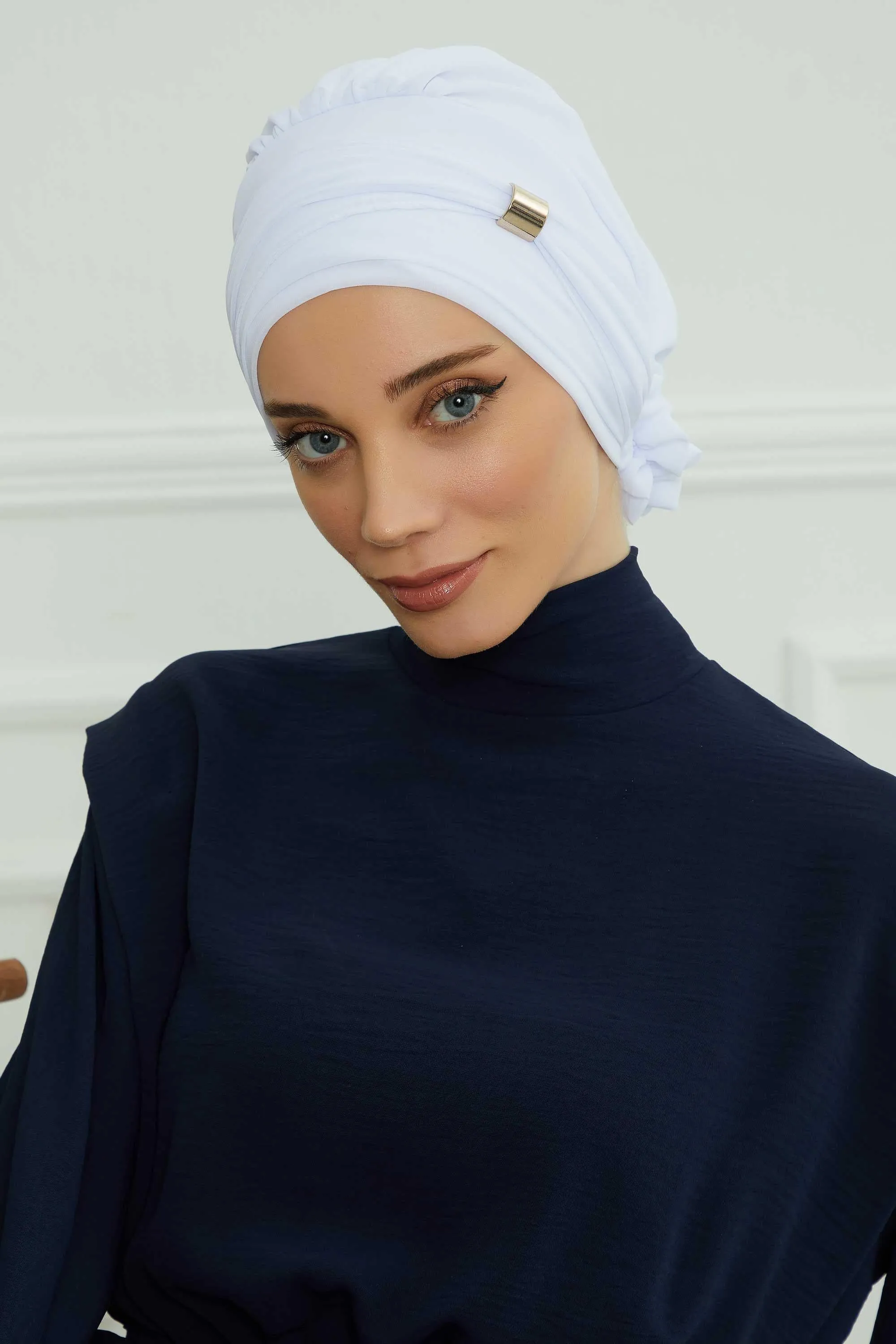 Instant Turban Chiffon Scarf Head Turbans with Unique Accessories For Women Headwear Stylish Elegant Design,HT-95S