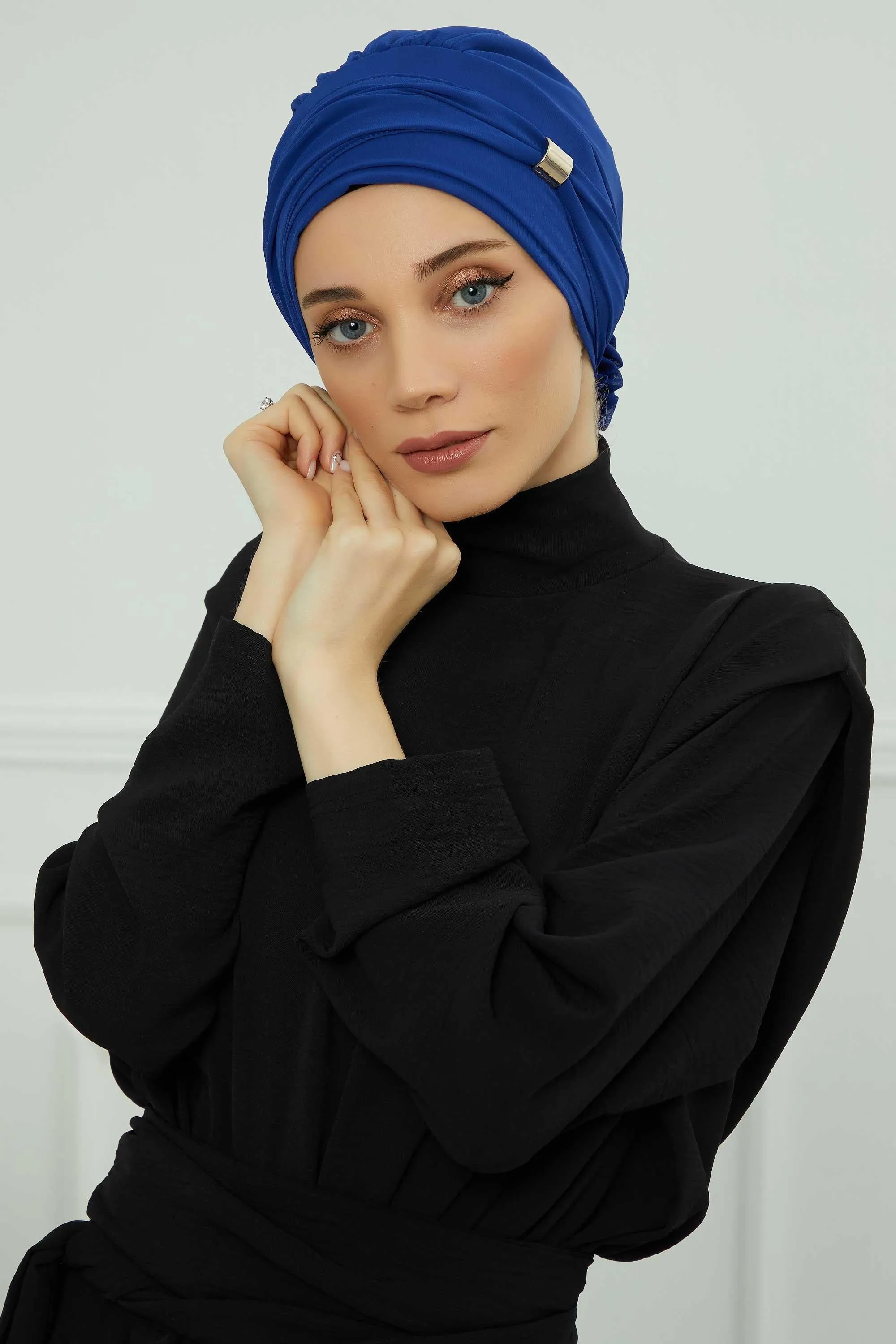 Instant Turban Chiffon Scarf Head Turbans with Unique Accessories For Women Headwear Stylish Elegant Design,HT-95S