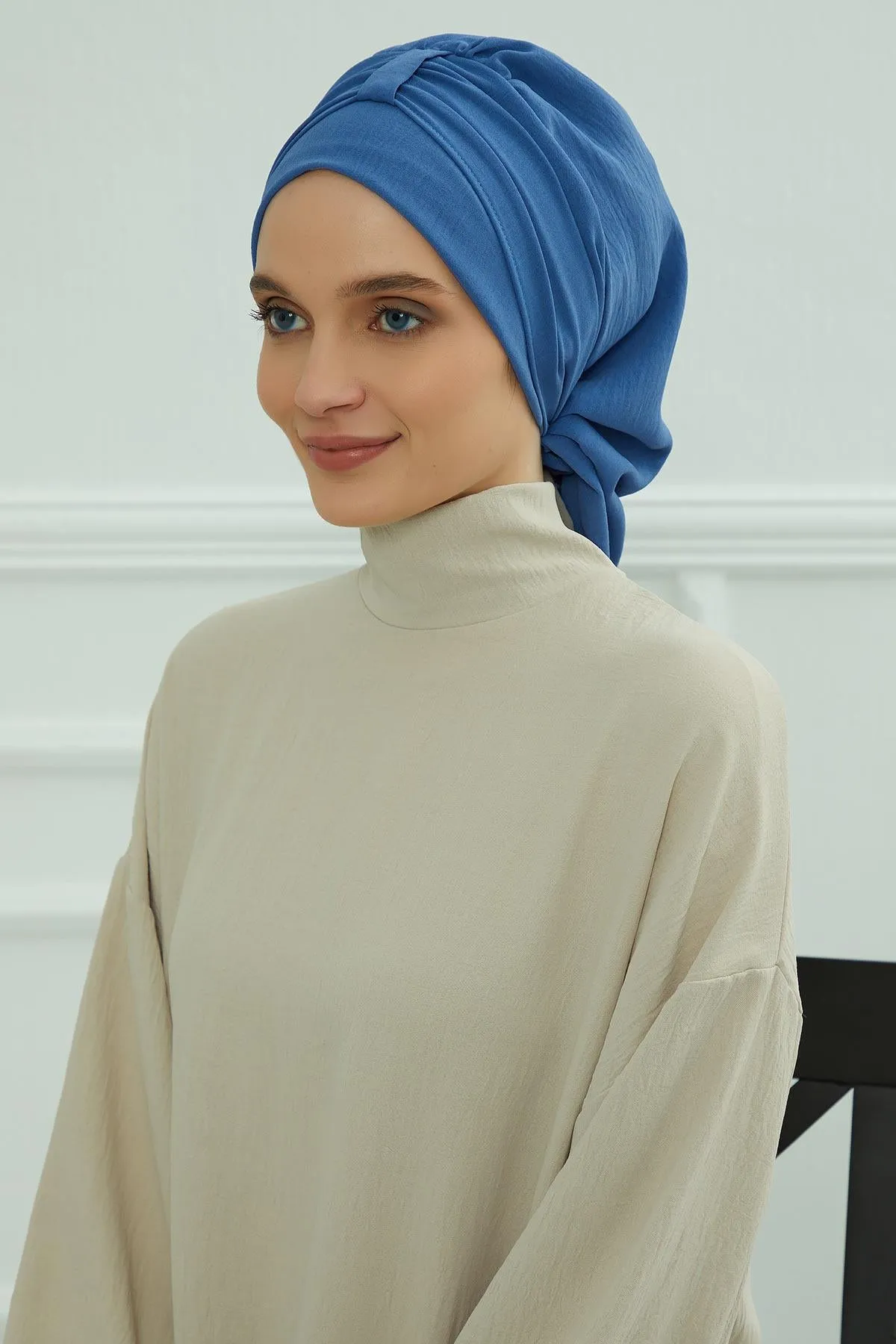 Instant Turban Lightweight Aerobin Scarf Head Turbans For Women Headwear Stylish Elegant Design,HT-90