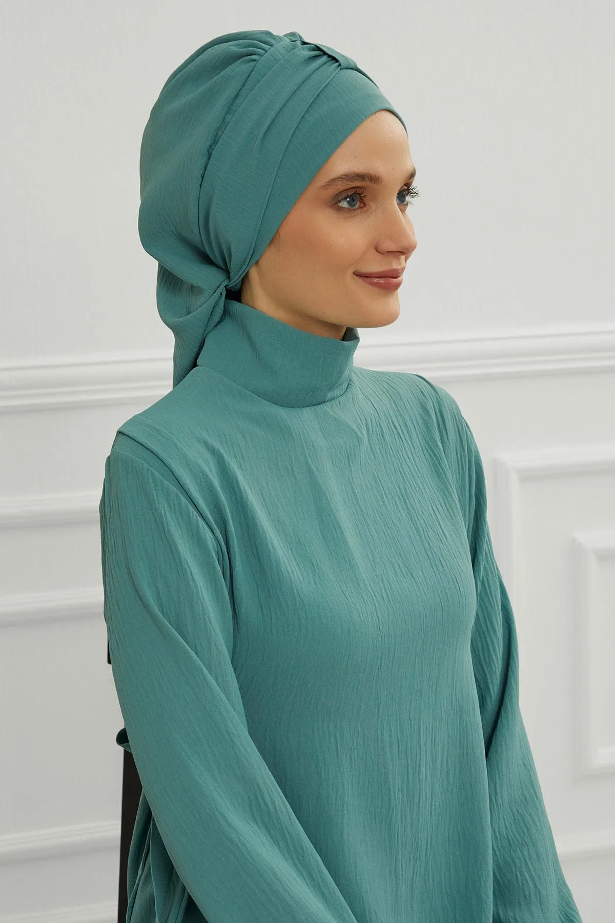 Instant Turban Lightweight Aerobin Scarf Head Turbans For Women Headwear Stylish Elegant Design,HT-90