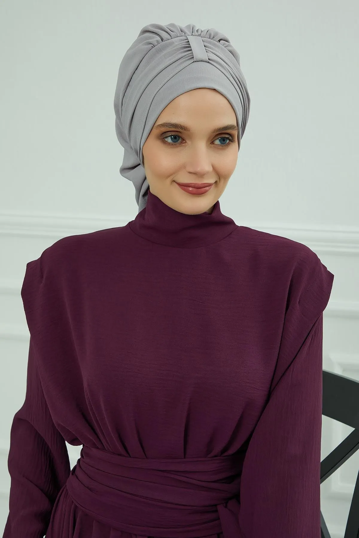 Instant Turban Lightweight Aerobin Scarf Head Turbans For Women Headwear Stylish Elegant Design,HT-90