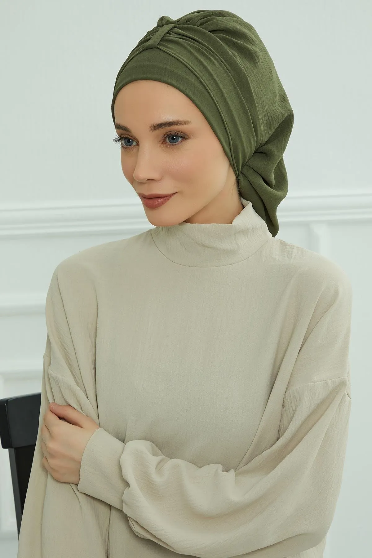Instant Turban Lightweight Aerobin Scarf Head Turbans For Women Headwear Stylish Elegant Design,HT-90