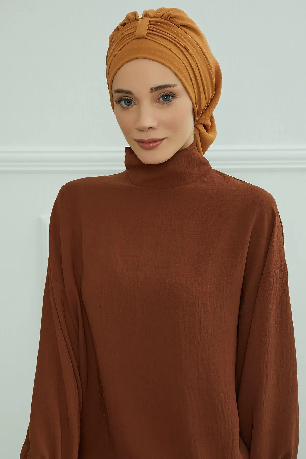 Instant Turban Lightweight Aerobin Scarf Head Turbans For Women Headwear Stylish Elegant Design,HT-90
