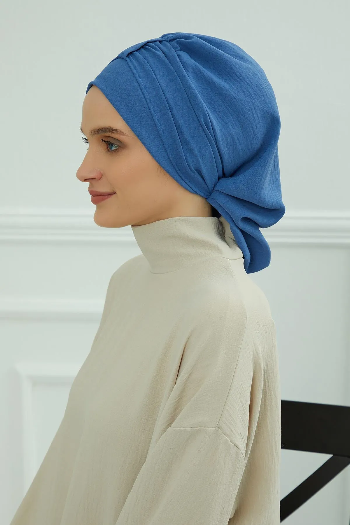 Instant Turban Lightweight Aerobin Scarf Head Turbans For Women Headwear Stylish Elegant Design,HT-90