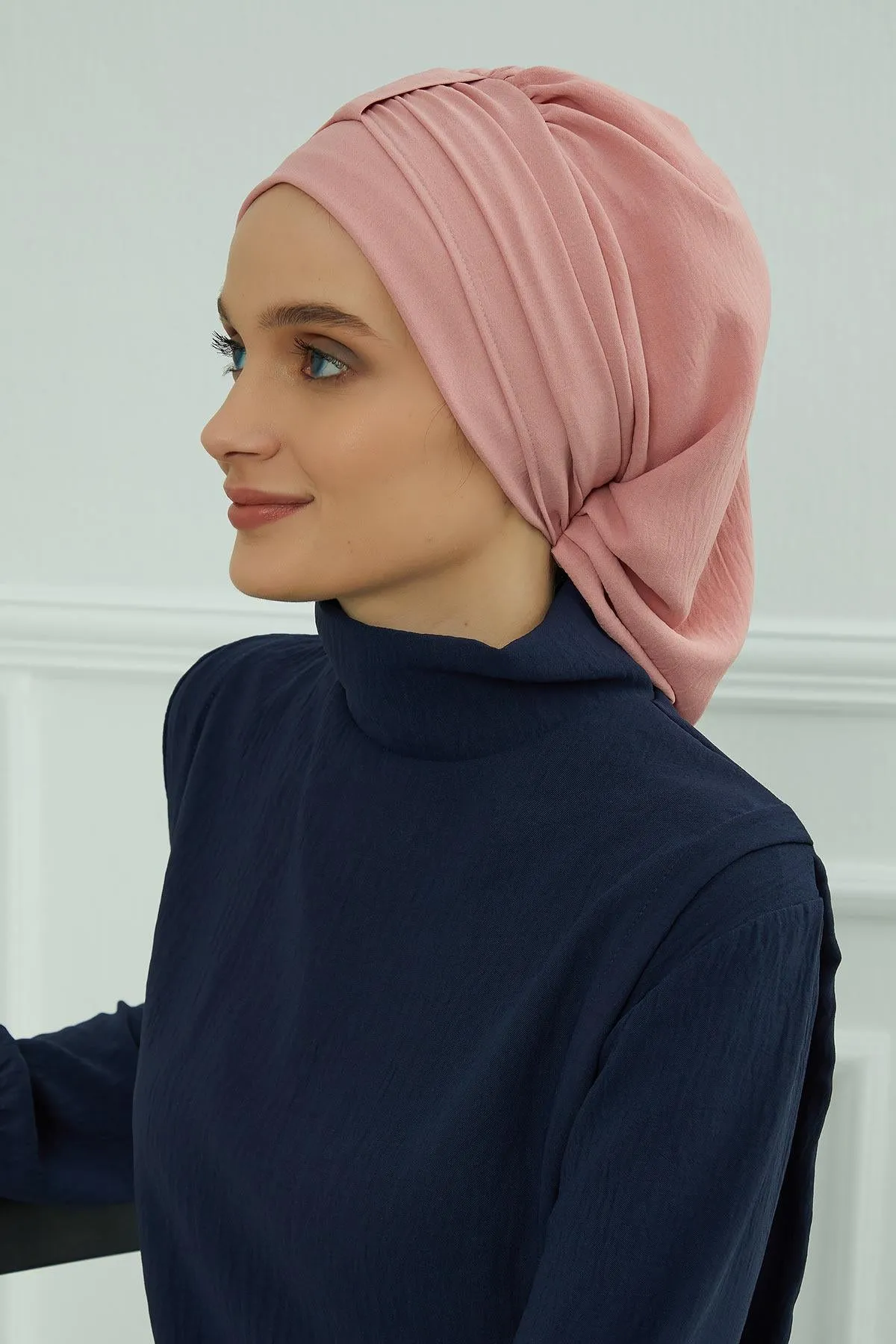 Instant Turban Lightweight Aerobin Scarf Head Turbans For Women Headwear Stylish Elegant Design,HT-90