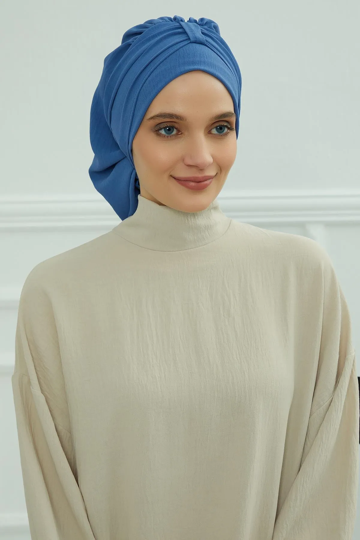 Instant Turban Lightweight Aerobin Scarf Head Turbans For Women Headwear Stylish Elegant Design,HT-90