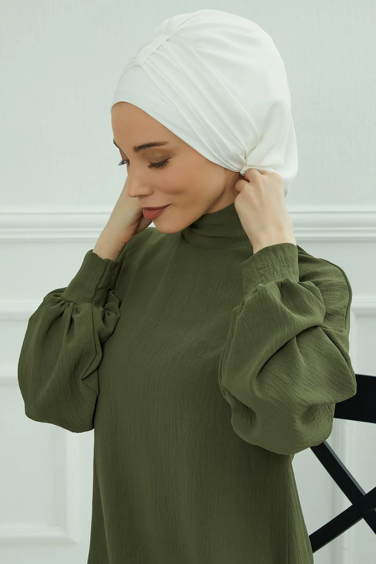 Instant Turban Lightweight Aerobin Scarf Head Turbans For Women Headwear Stylish Elegant Design,HT-90