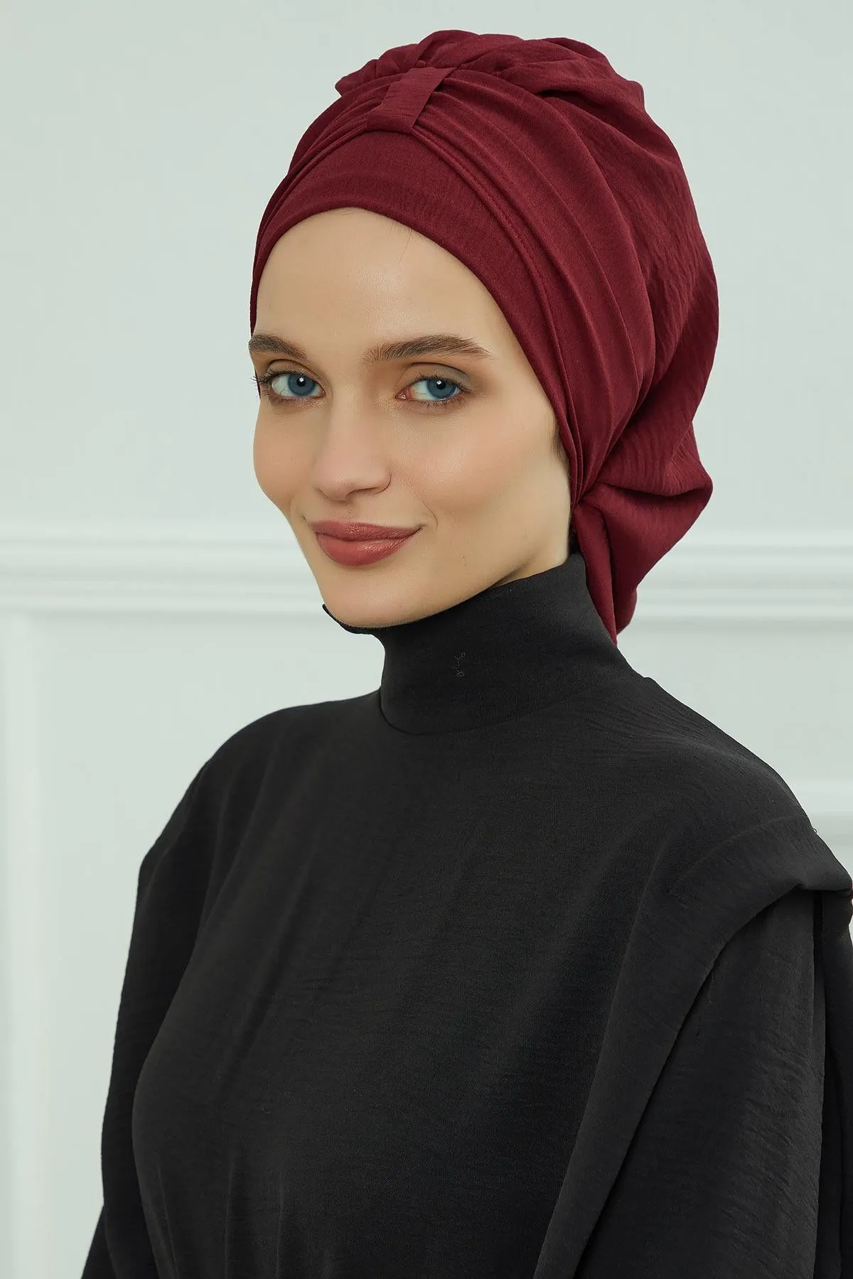 Instant Turban Lightweight Aerobin Scarf Head Turbans For Women Headwear Stylish Elegant Design,HT-90
