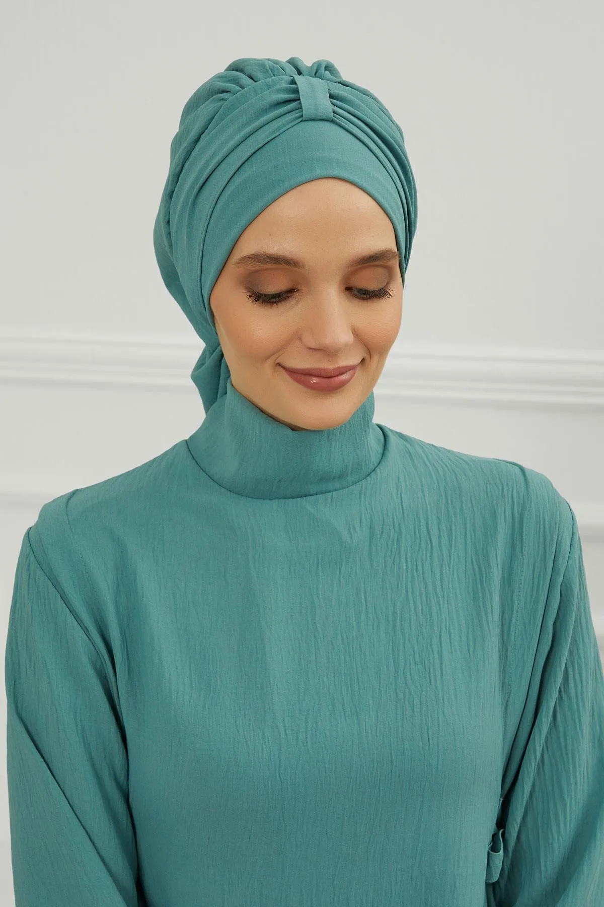 Instant Turban Lightweight Aerobin Scarf Head Turbans For Women Headwear Stylish Elegant Design,HT-90