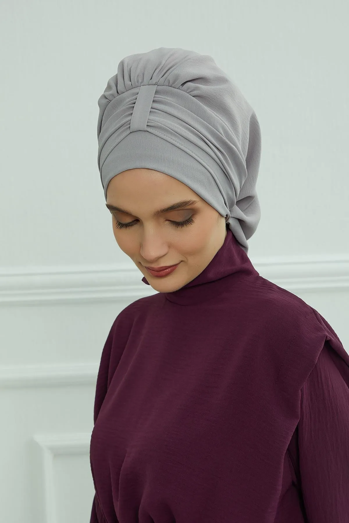 Instant Turban Lightweight Aerobin Scarf Head Turbans For Women Headwear Stylish Elegant Design,HT-90