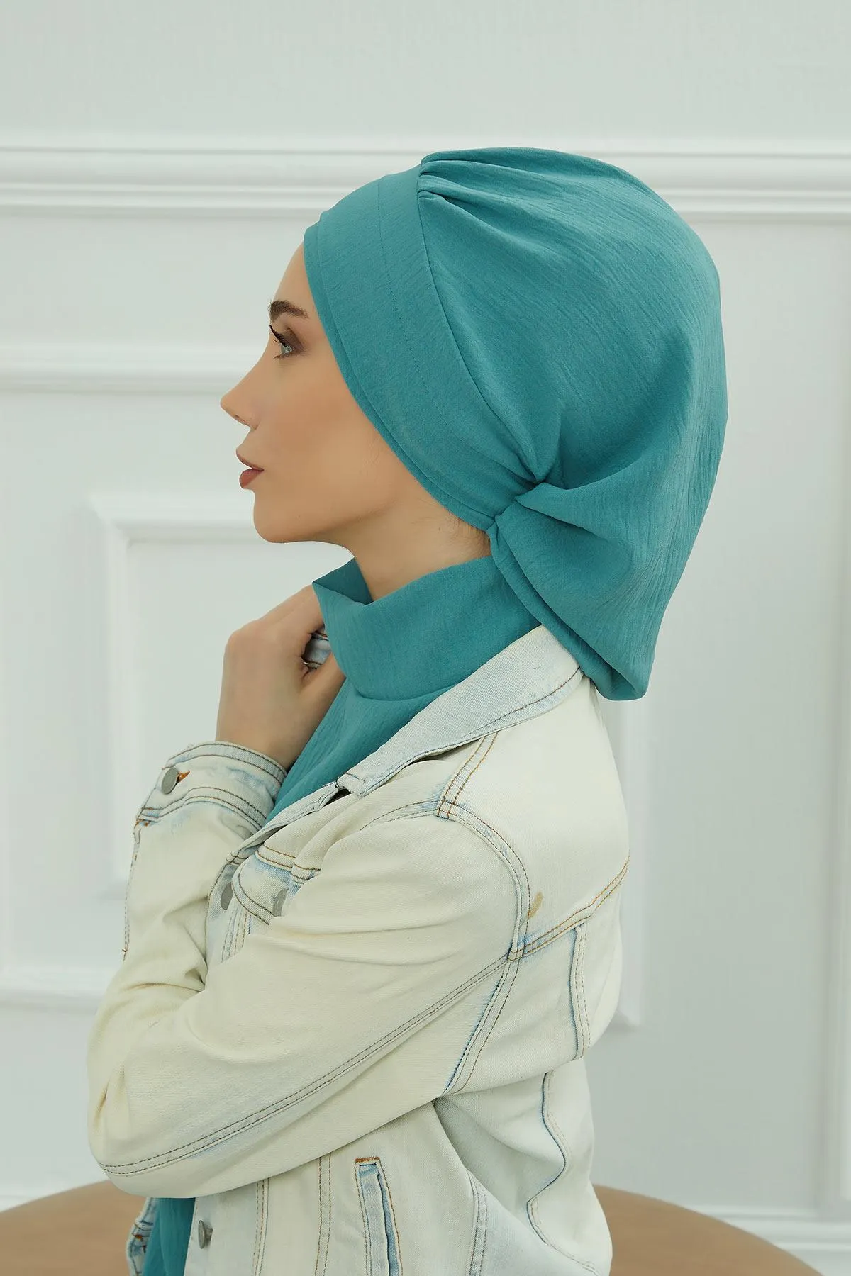 Instant Turban Lightweight Aerobin Scarf Head Turbans For Women Headwear Stylish Elegant Design,HT-91
