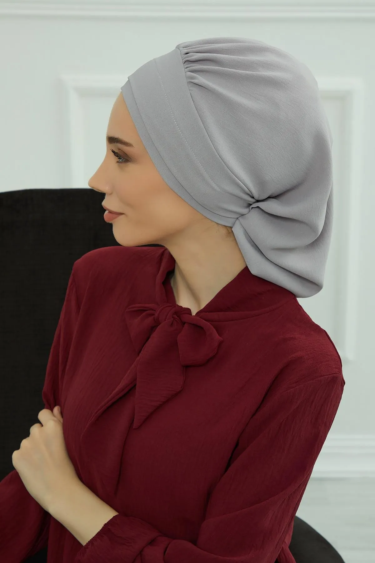 Instant Turban Lightweight Aerobin Scarf Head Turbans For Women Headwear Stylish Elegant Design,HT-91