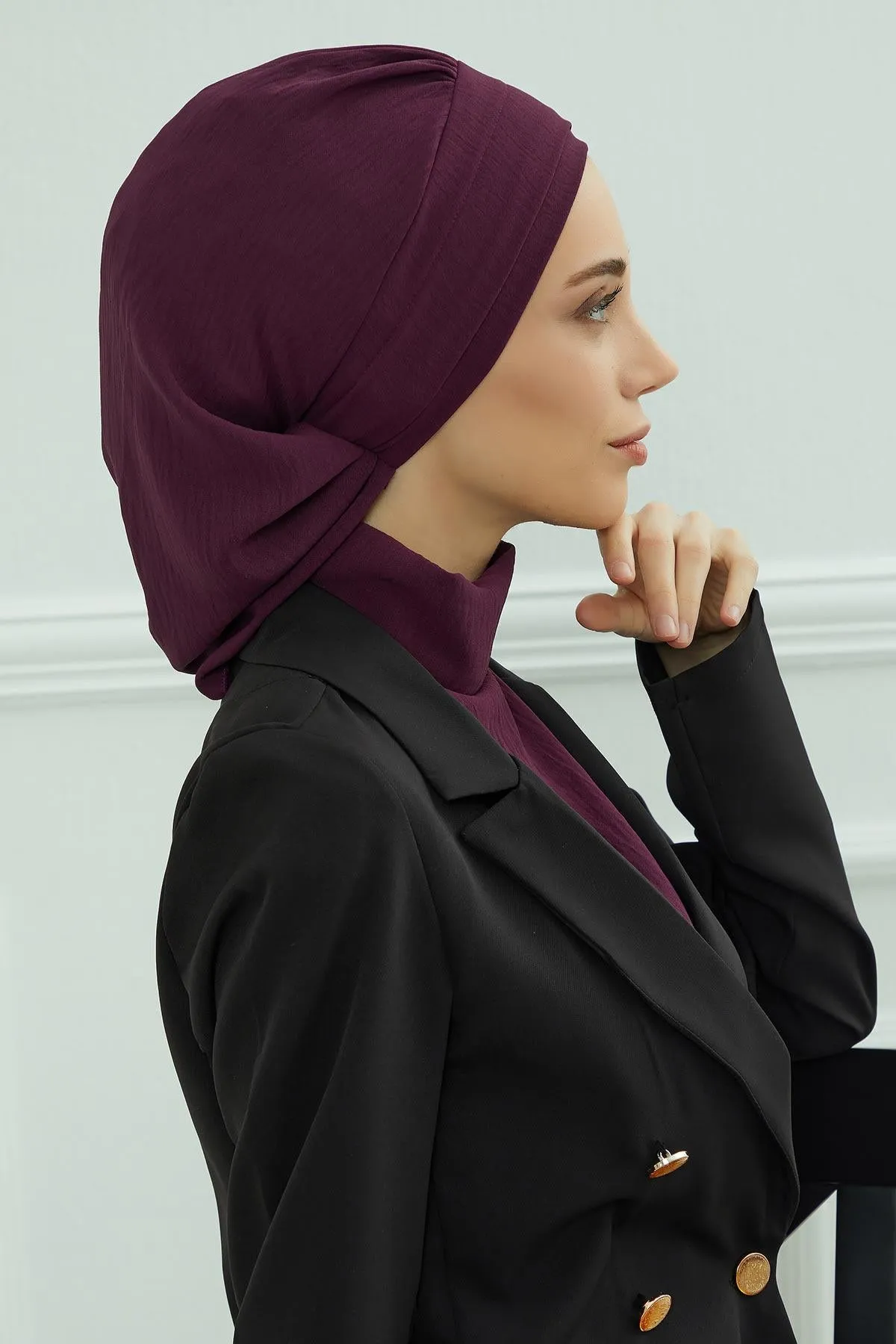 Instant Turban Lightweight Aerobin Scarf Head Turbans For Women Headwear Stylish Elegant Design,HT-91