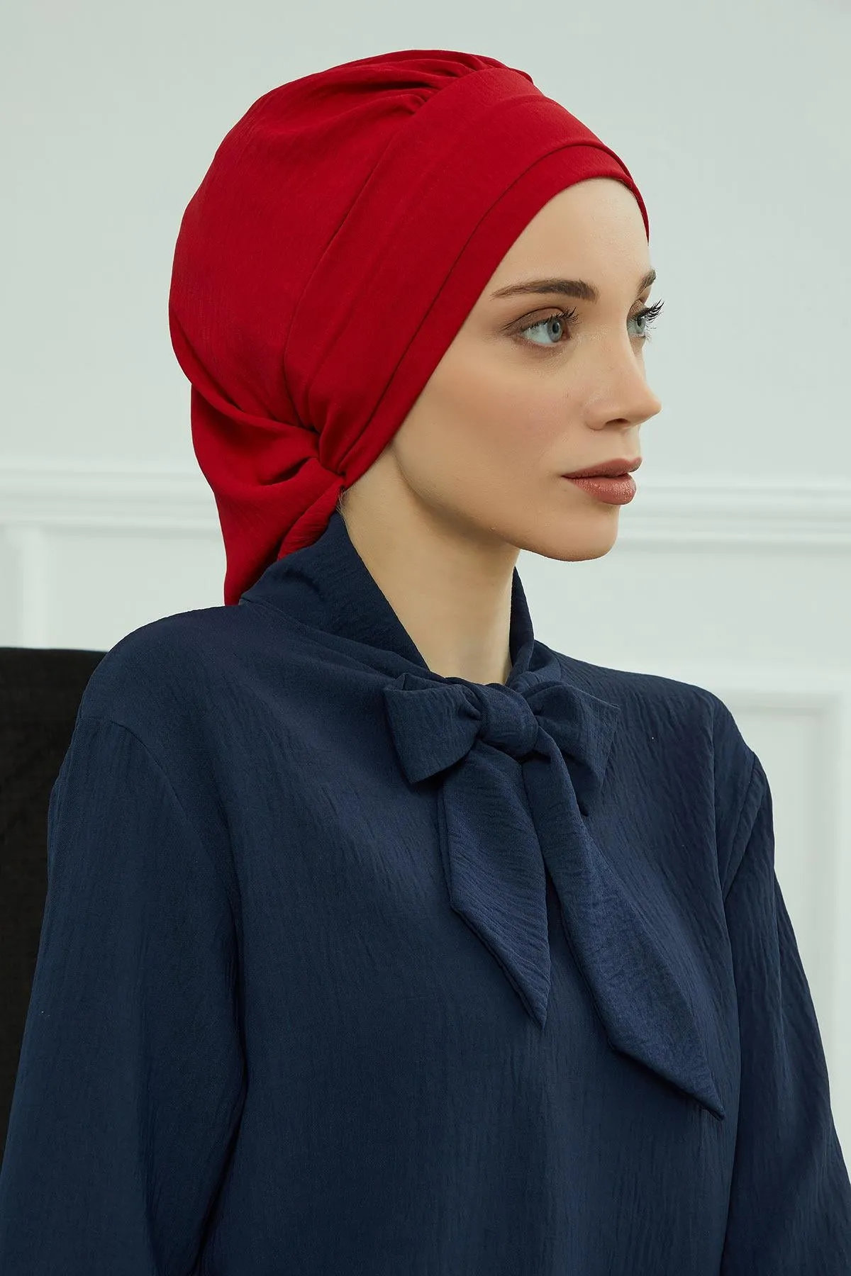 Instant Turban Lightweight Aerobin Scarf Head Turbans For Women Headwear Stylish Elegant Design,HT-91