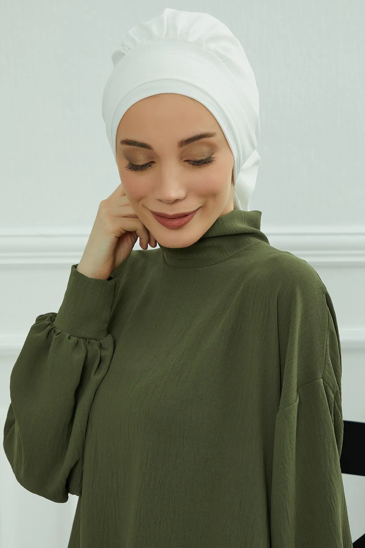 Instant Turban Lightweight Aerobin Scarf Head Turbans For Women Headwear Stylish Elegant Design,HT-91