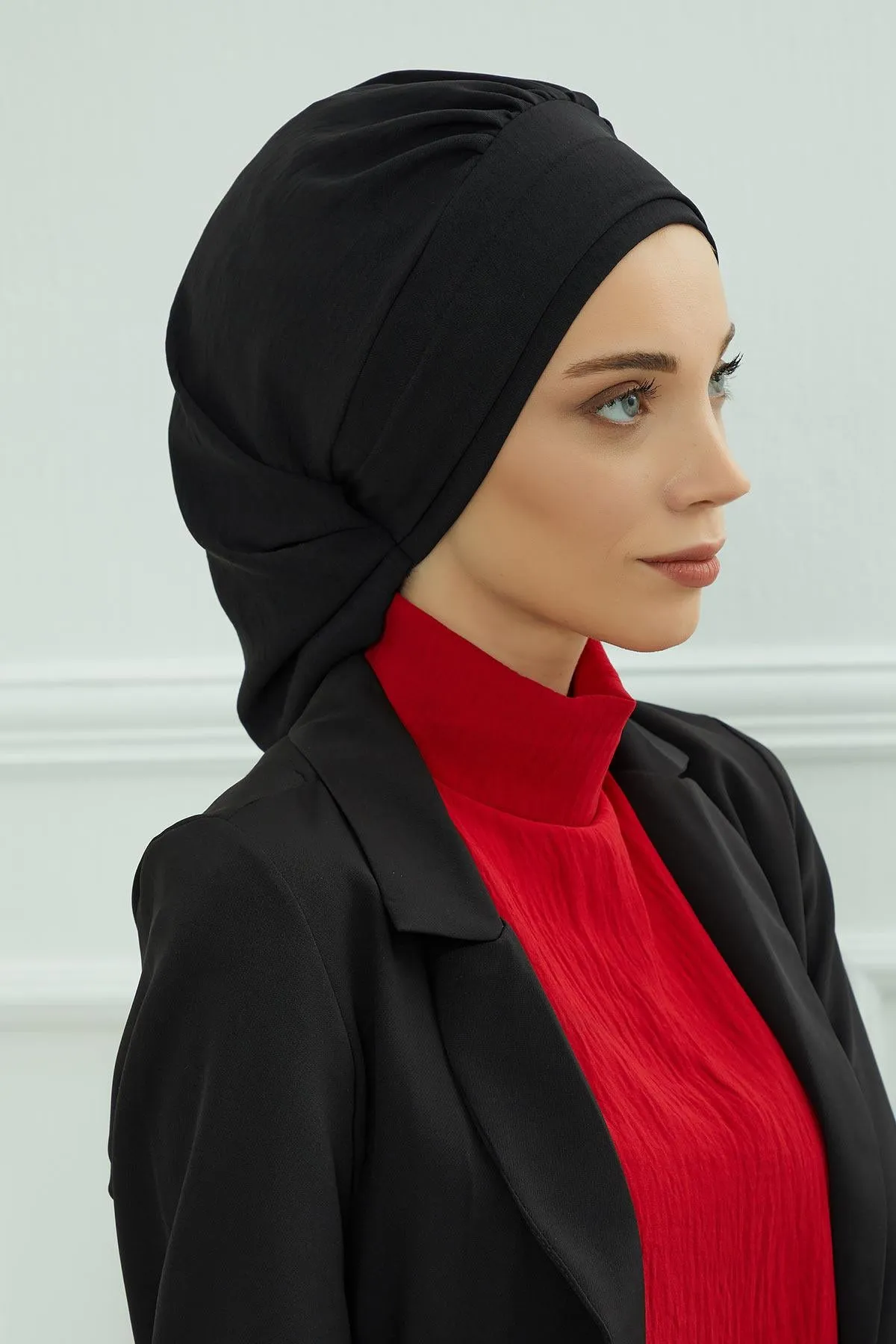 Instant Turban Lightweight Aerobin Scarf Head Turbans For Women Headwear Stylish Elegant Design,HT-91