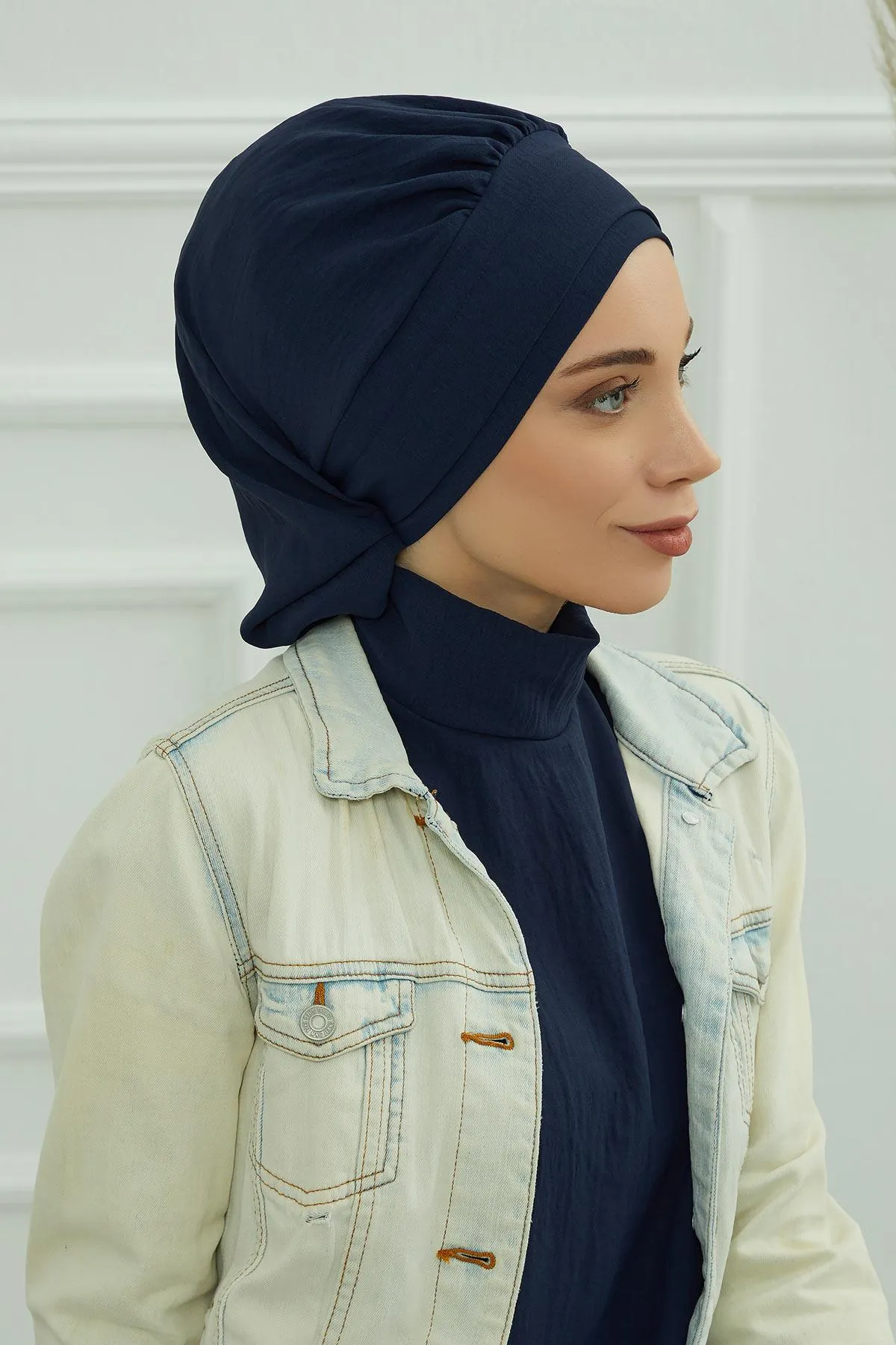 Instant Turban Lightweight Aerobin Scarf Head Turbans For Women Headwear Stylish Elegant Design,HT-91