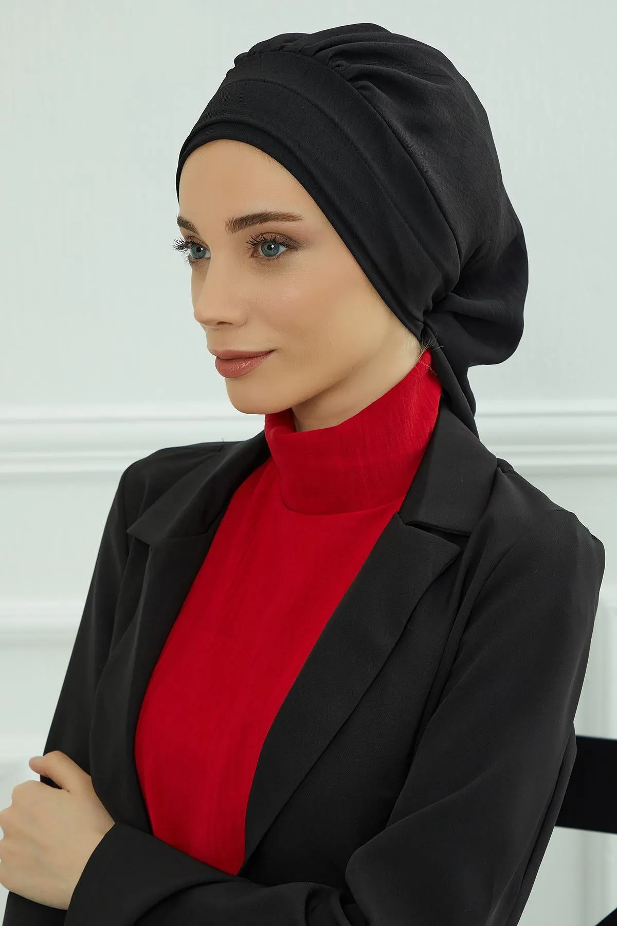 Instant Turban Lightweight Aerobin Scarf Head Turbans For Women Headwear Stylish Elegant Design,HT-91