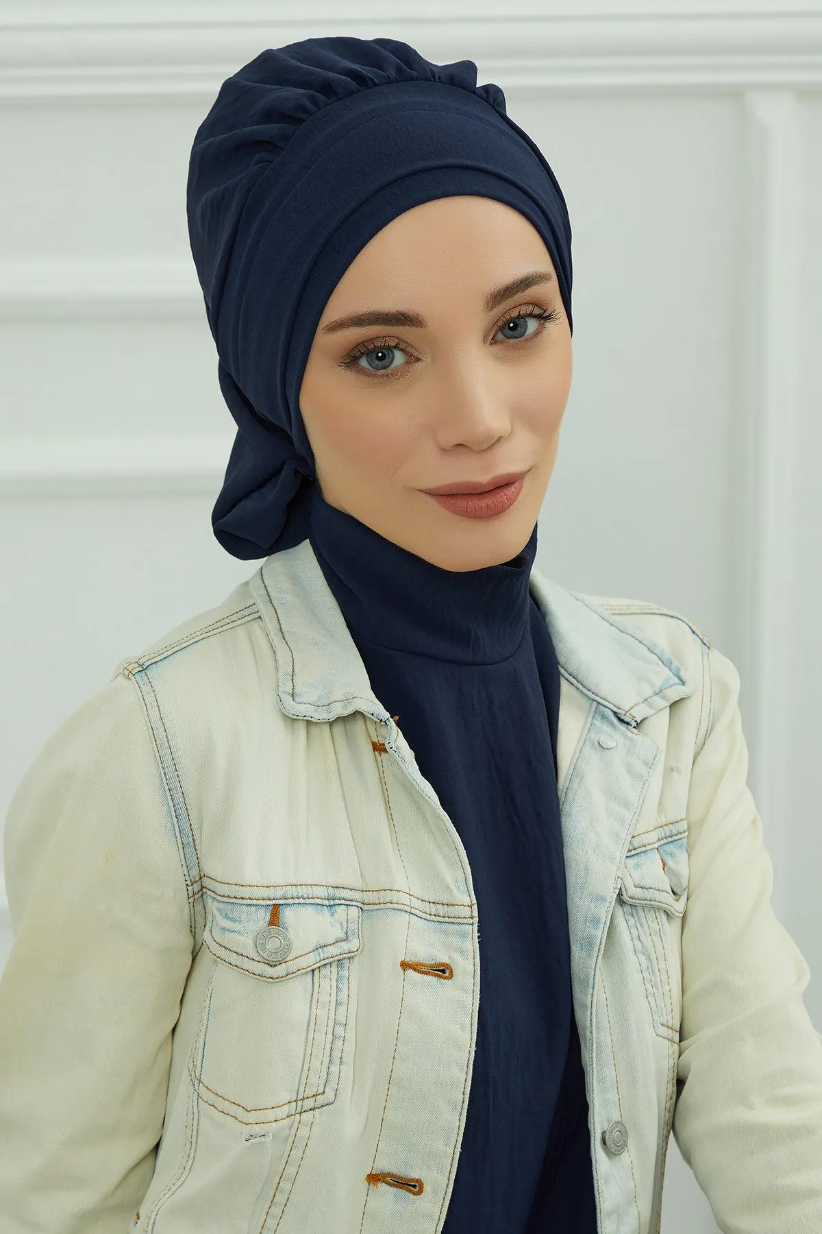 Instant Turban Lightweight Aerobin Scarf Head Turbans For Women Headwear Stylish Elegant Design,HT-91