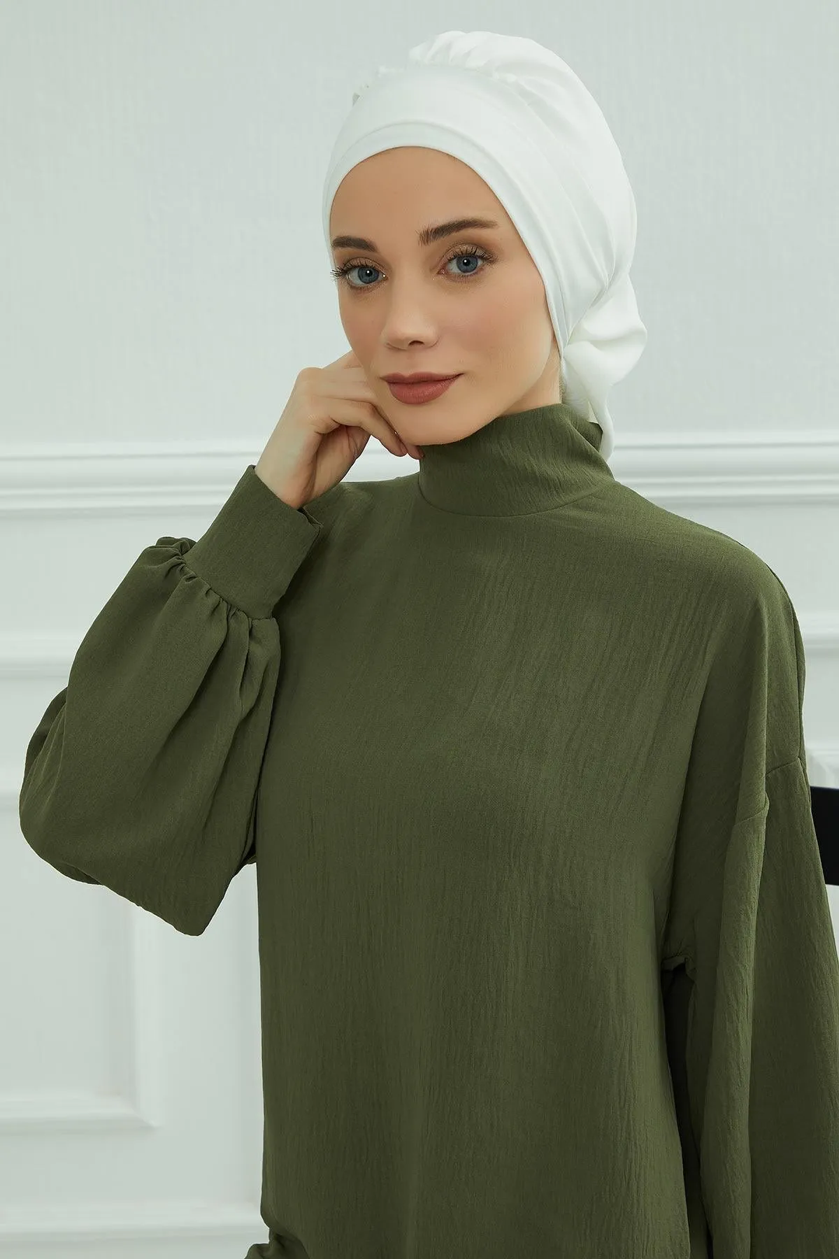 Instant Turban Lightweight Aerobin Scarf Head Turbans For Women Headwear Stylish Elegant Design,HT-91