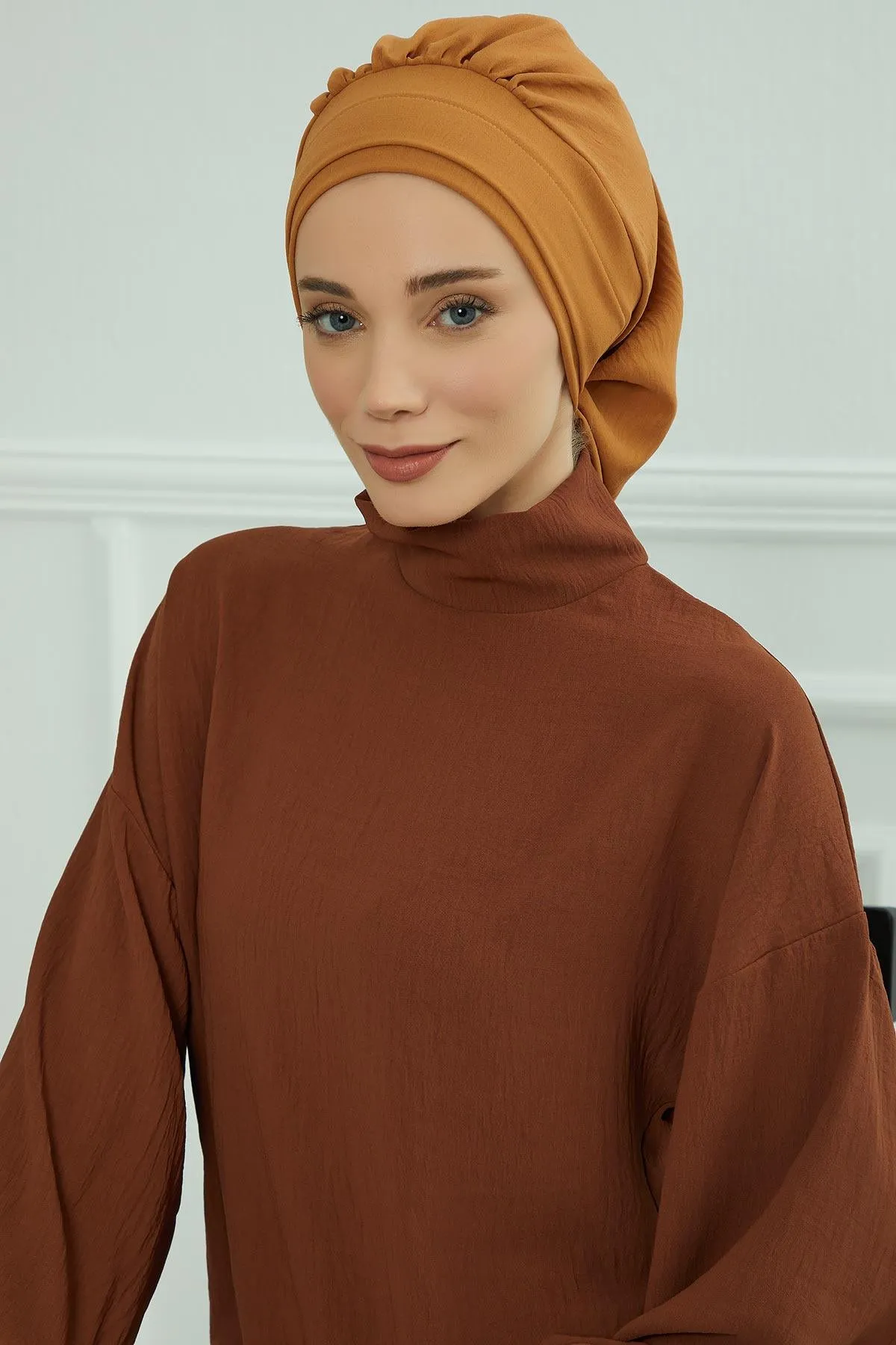 Instant Turban Lightweight Aerobin Scarf Head Turbans For Women Headwear Stylish Elegant Design,HT-91