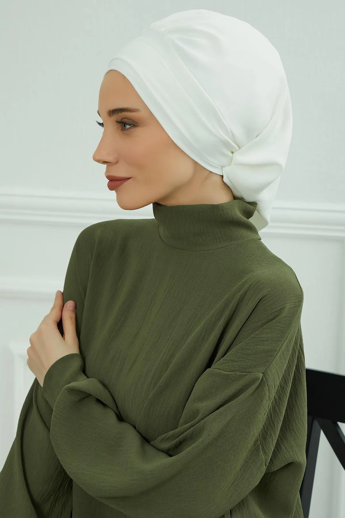 Instant Turban Lightweight Aerobin Scarf Head Turbans For Women Headwear Stylish Elegant Design,HT-91