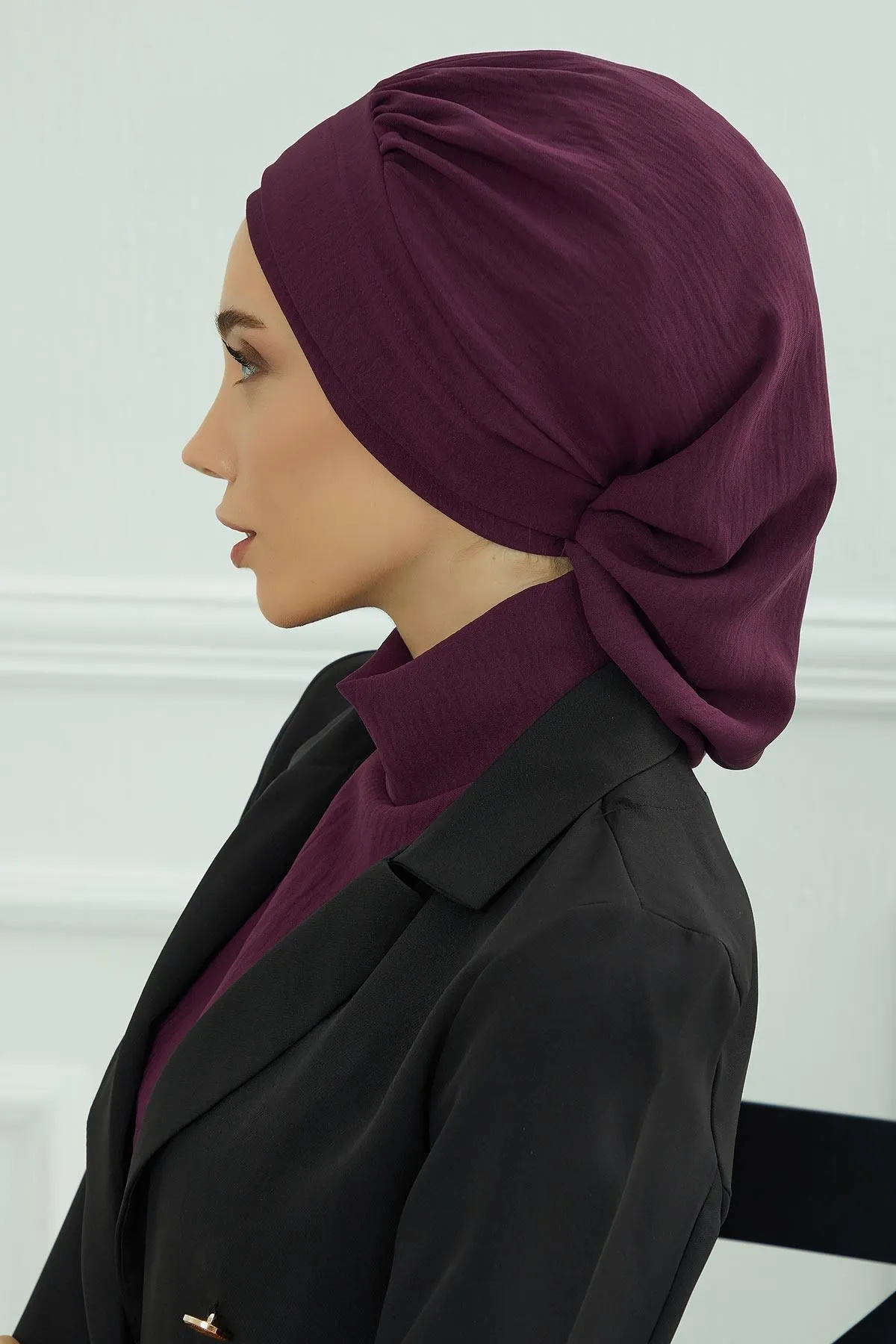 Instant Turban Lightweight Aerobin Scarf Head Turbans For Women Headwear Stylish Elegant Design,HT-91