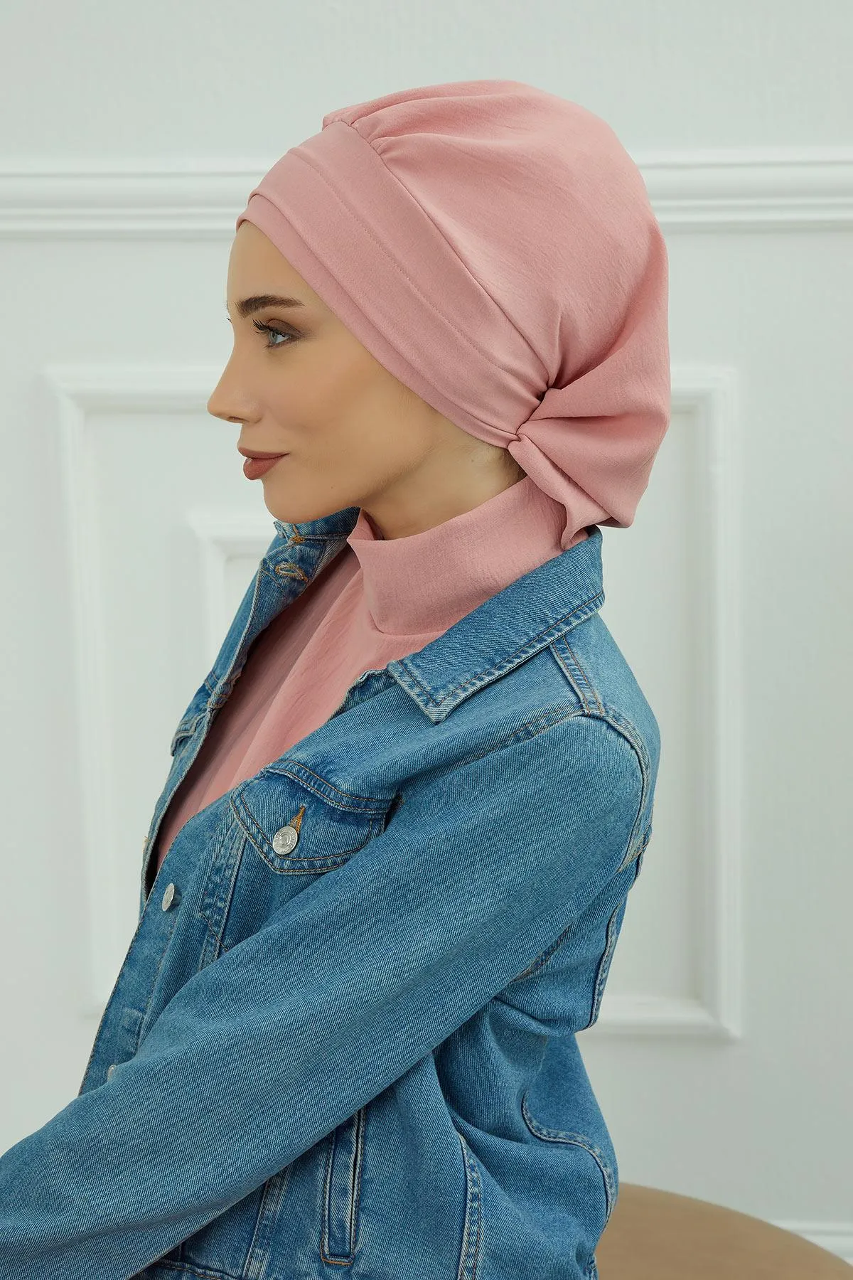 Instant Turban Lightweight Aerobin Scarf Head Turbans For Women Headwear Stylish Elegant Design,HT-91