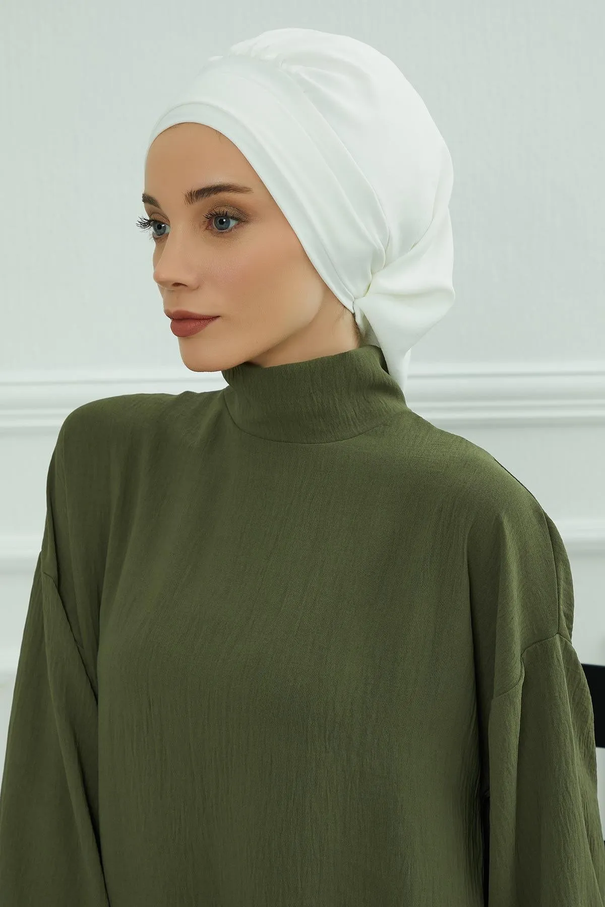 Instant Turban Lightweight Aerobin Scarf Head Turbans For Women Headwear Stylish Elegant Design,HT-91